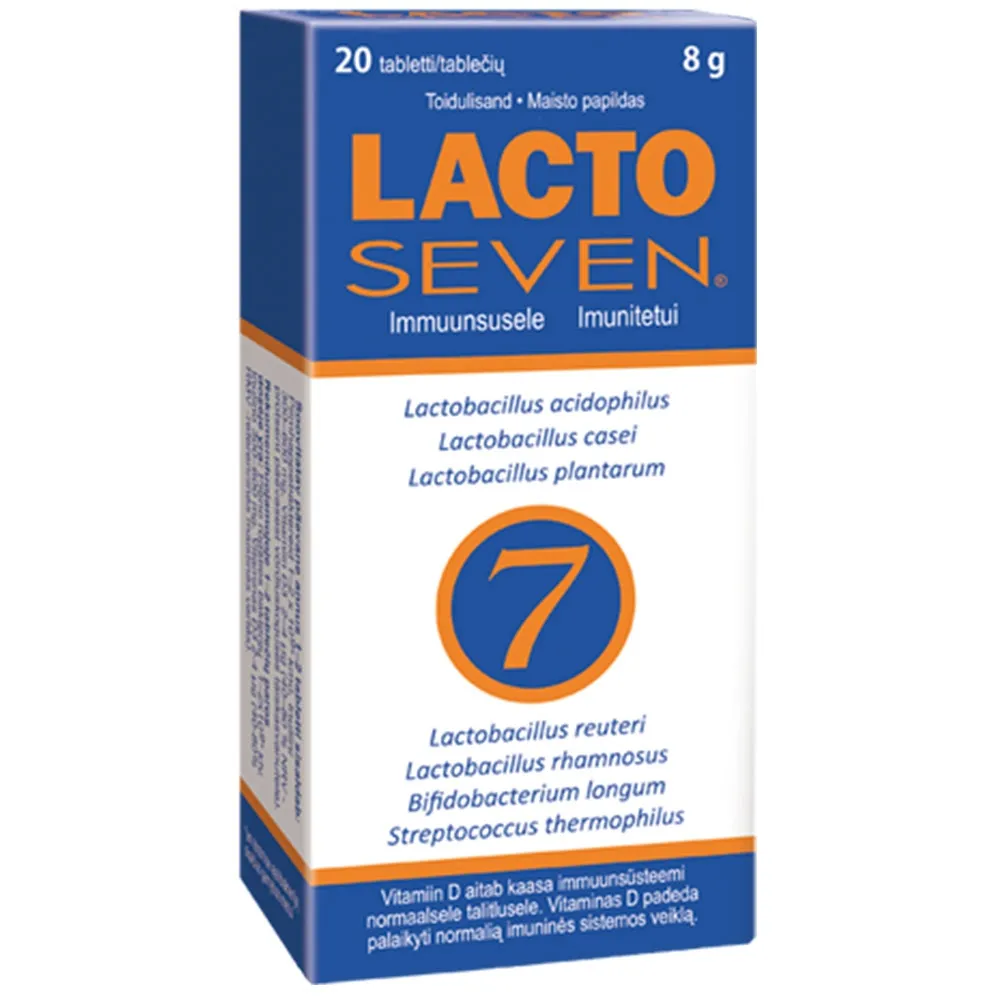 VITABALANS LACTOSEVEN tabletės N20 -  