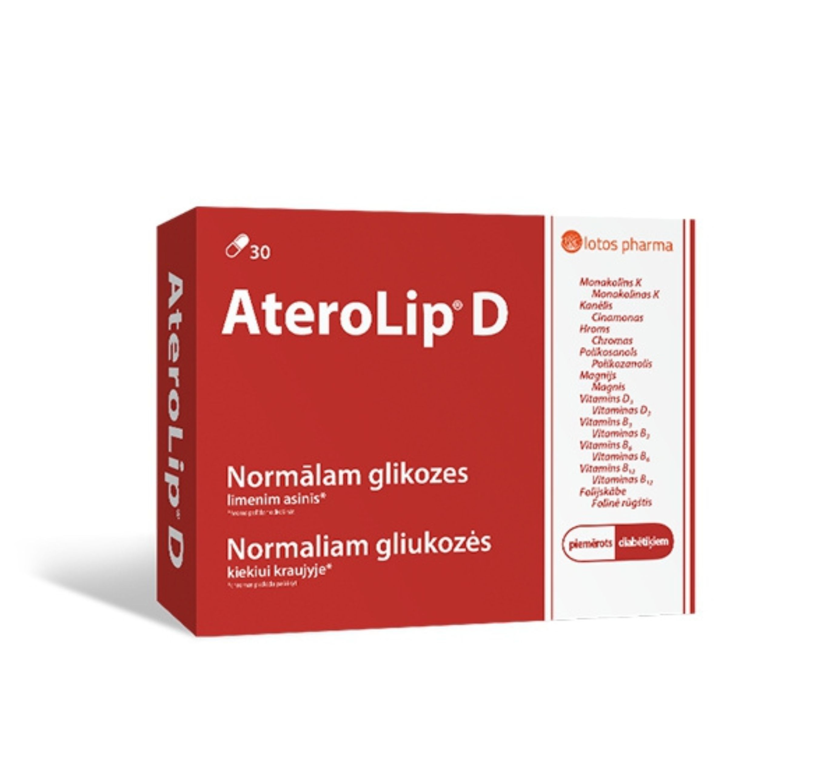 ATEROLIP D, 30 kapsulių -  