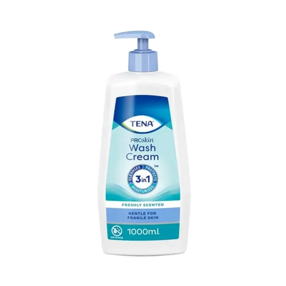 TENA prausiamasis kremas WASH CREAM, 1000ml -  