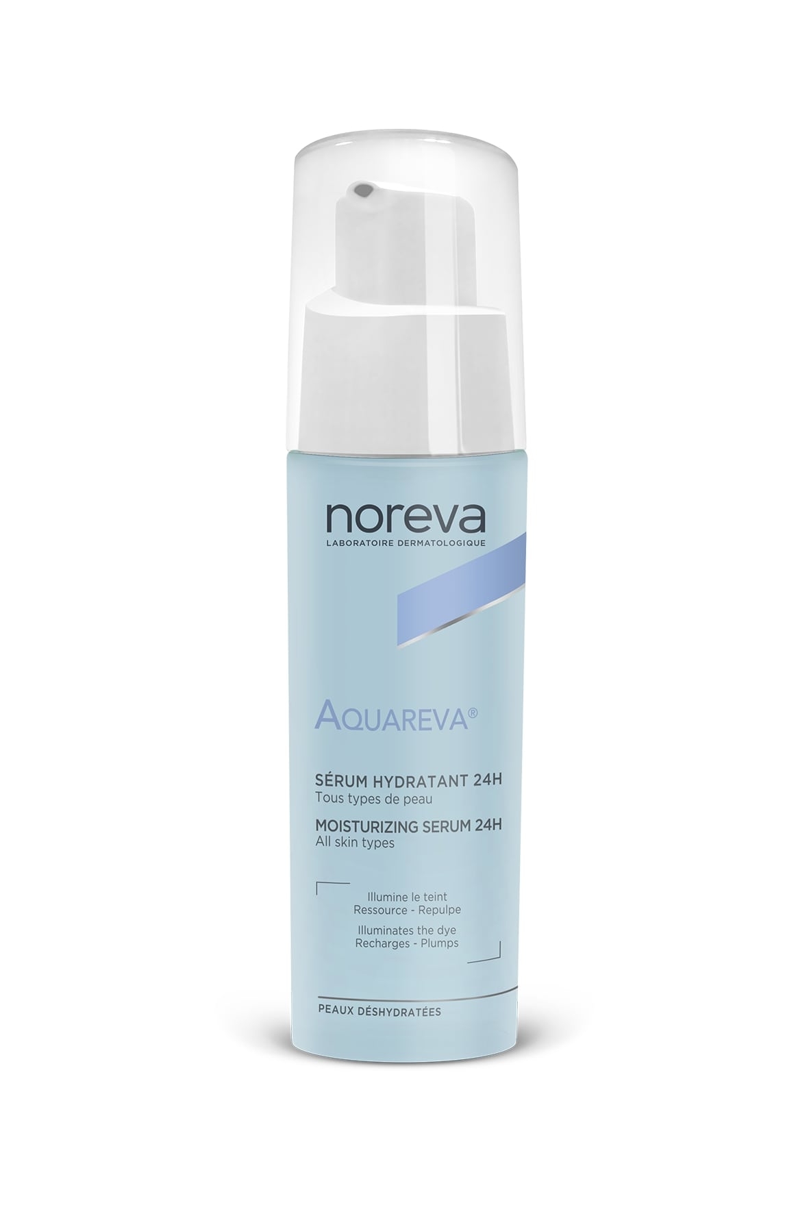 NOREVA 24 val. drėkinantis veido serumas AQUAREVA, 30ml -  