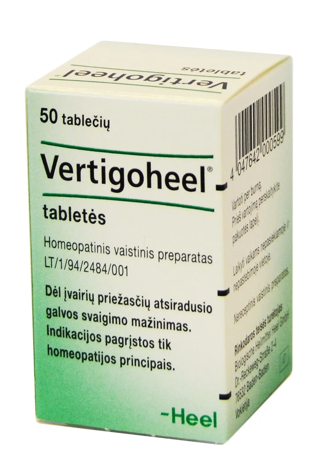 Vertigoheel tab. N50 -  