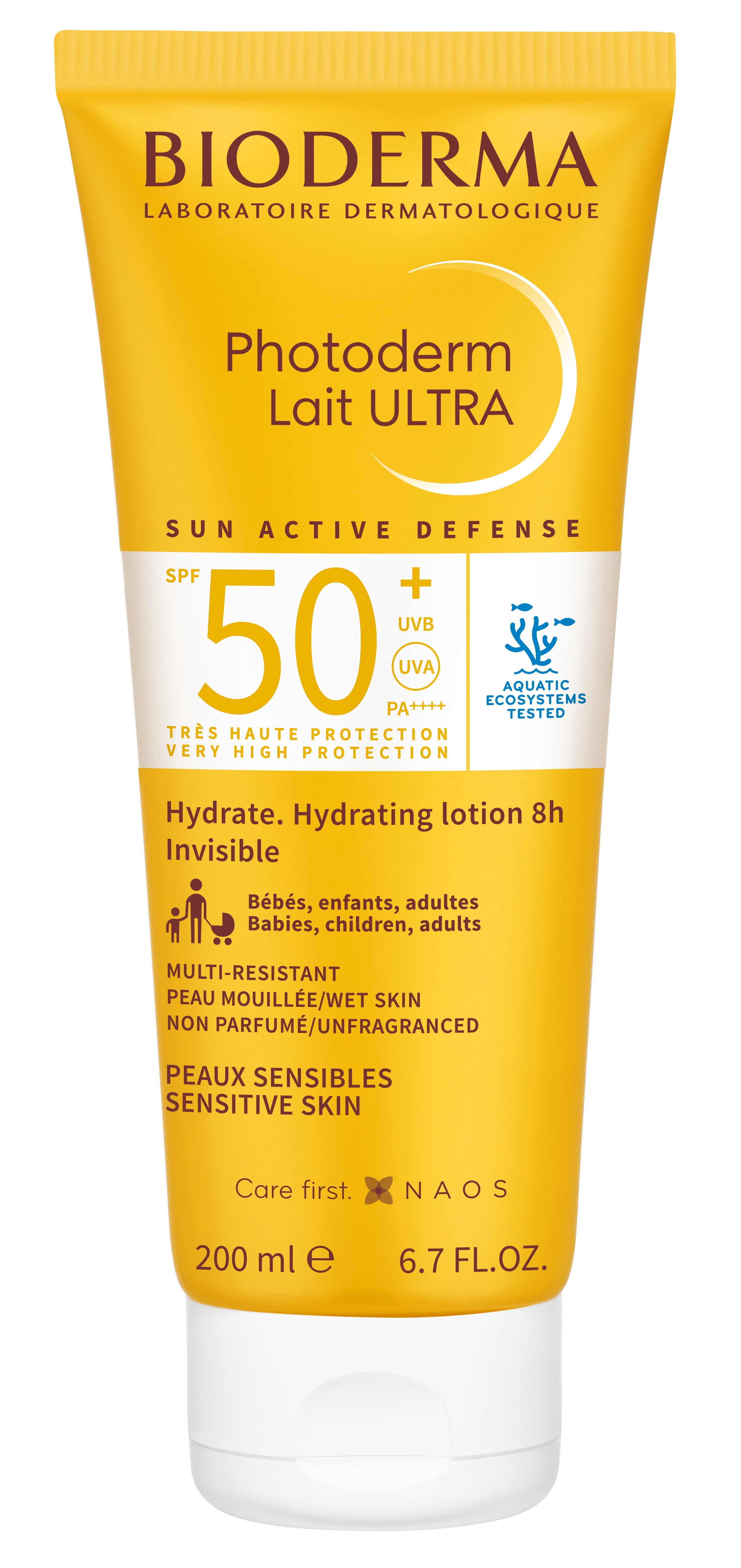 BIODERMA apsauginis losjonas nuo saulės, PHOTODERM LAIT ULTRA SPF50+ -  
