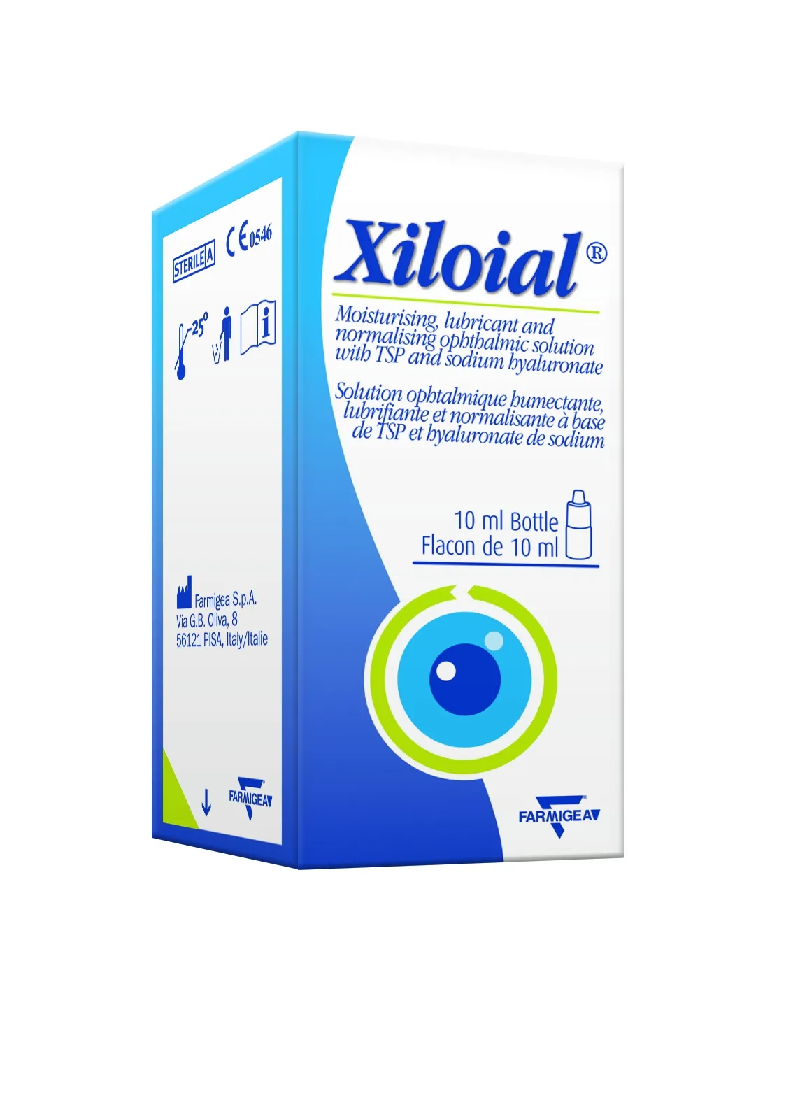 FARMIGEA  XILOIAL akių lašai, 10ml -  