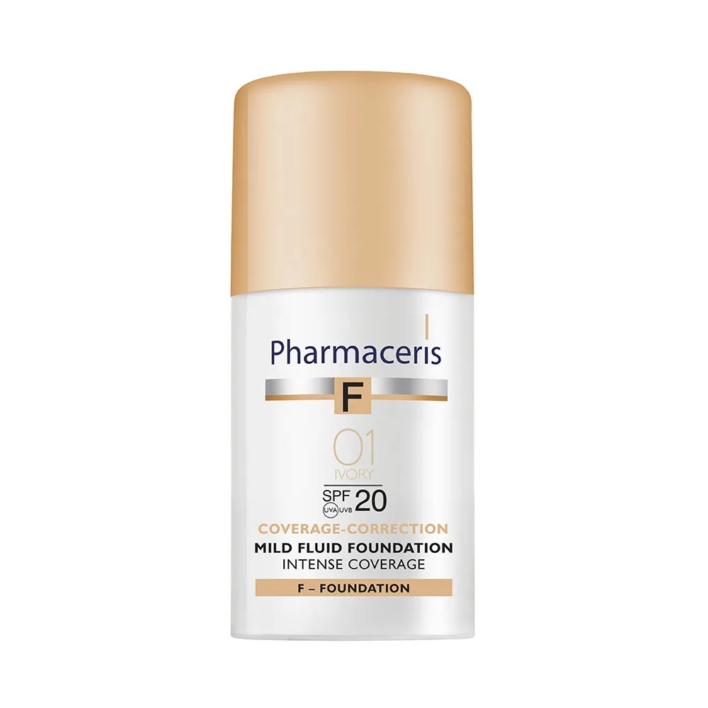 PHARMACERIS F pudra INTENSIVE COVERAGE SPF 20, Nr.1, 30ml -  