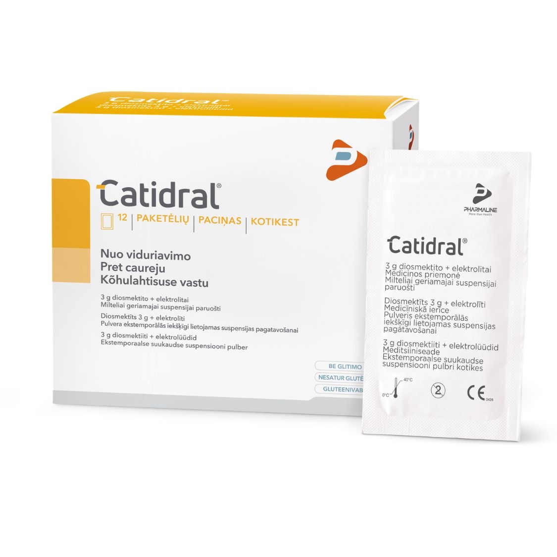 CATIDRAL milteliai nuo viduriavimo N12 -  
