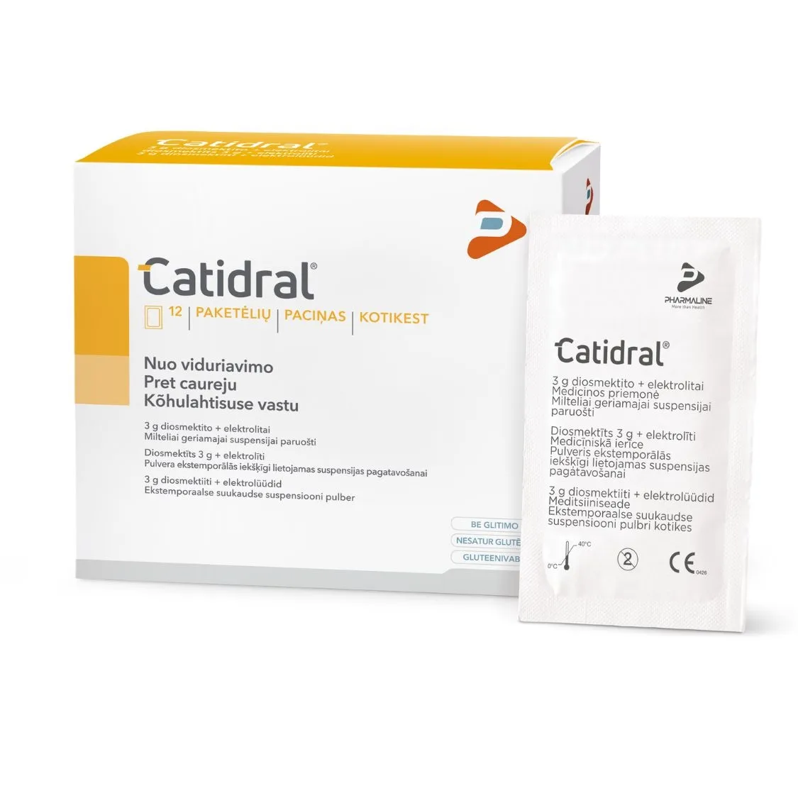 CATIDRAL milteliai nuo viduriavimo N12 -  