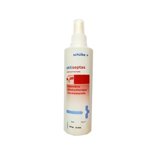 oktiseptas 1mg/20mg/ml odos tirpalas su purškalo pompa 250ml -  2