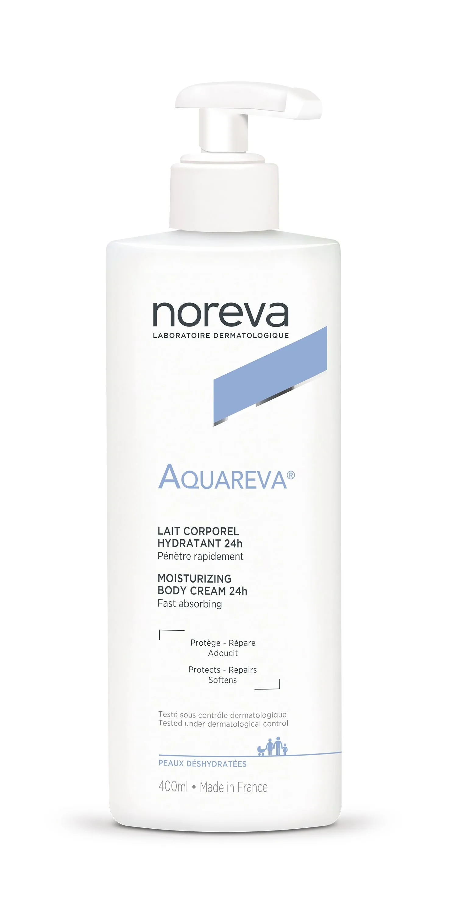 NOREVA drėkinamasis kūno kremas AQUAREVA, 400ml -  