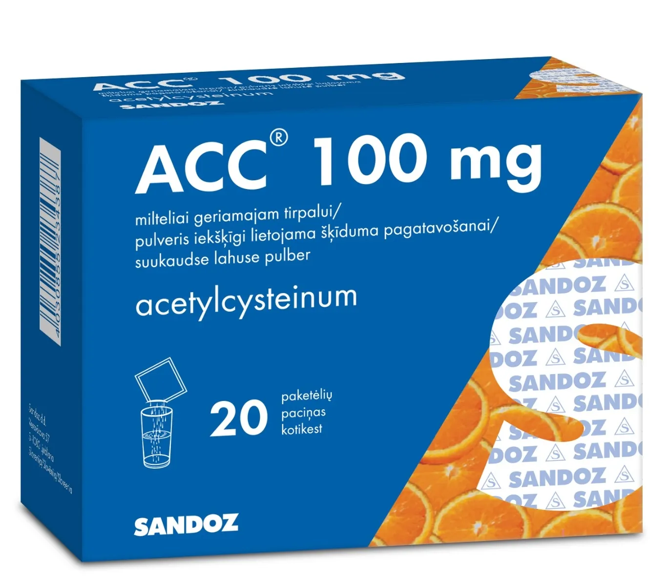 ACC 100mg milt. 3g N20 -  