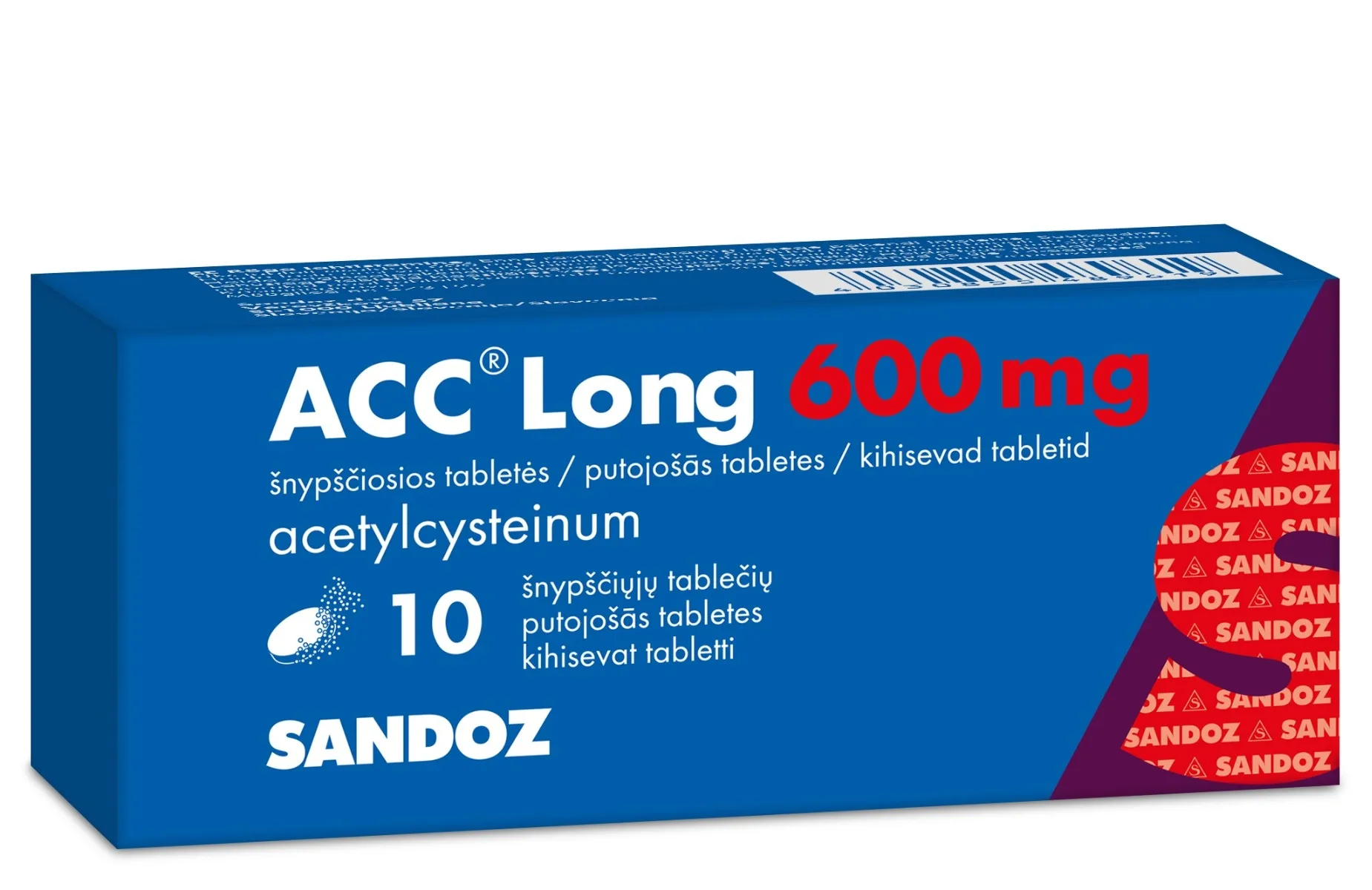 ACC Long 600mg šnypšč.tab. N10 -  2