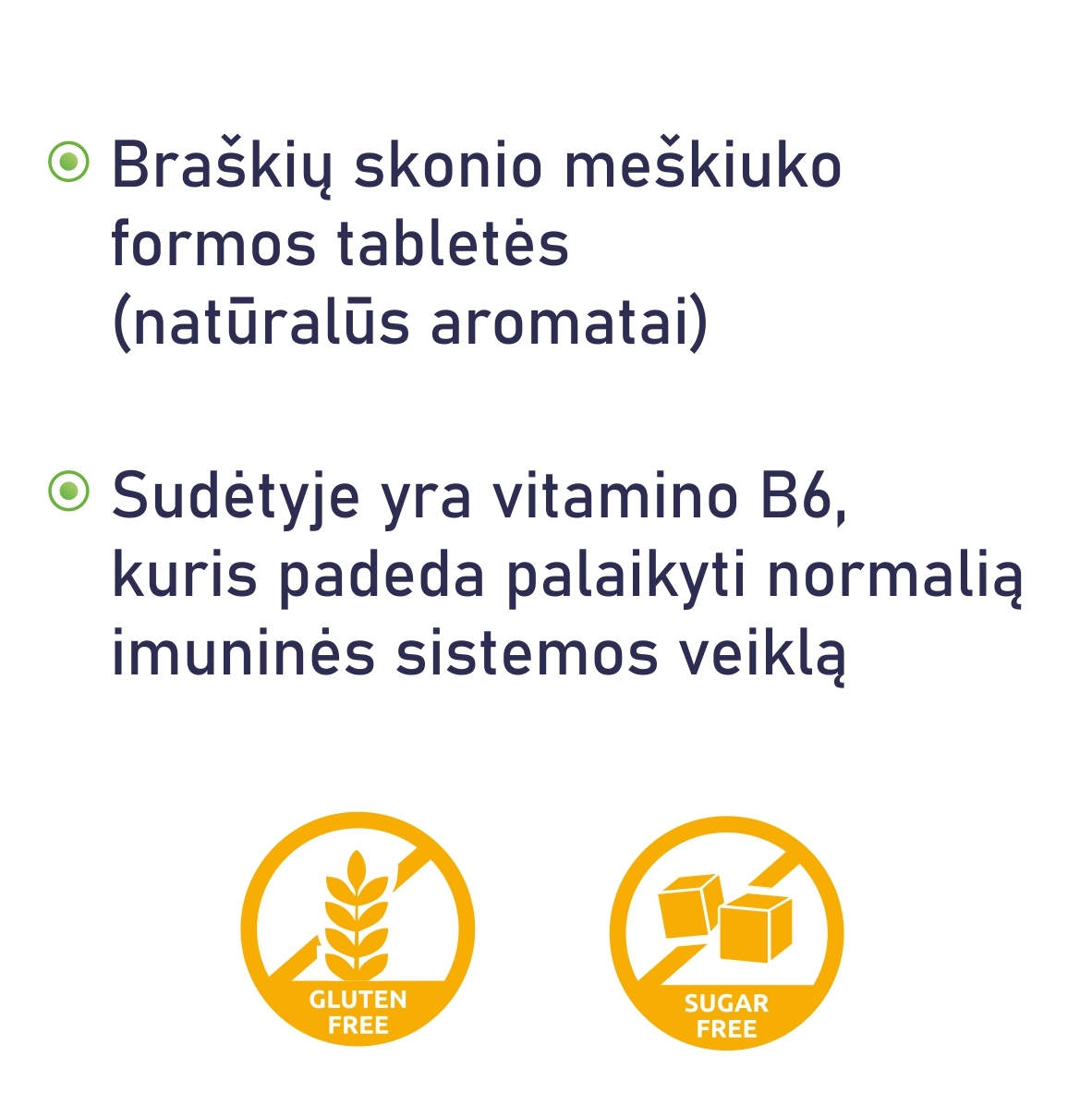 ACIDOLAC JUNIOR, meškiukų formos, braškių skonio, 20 tablečių -  3