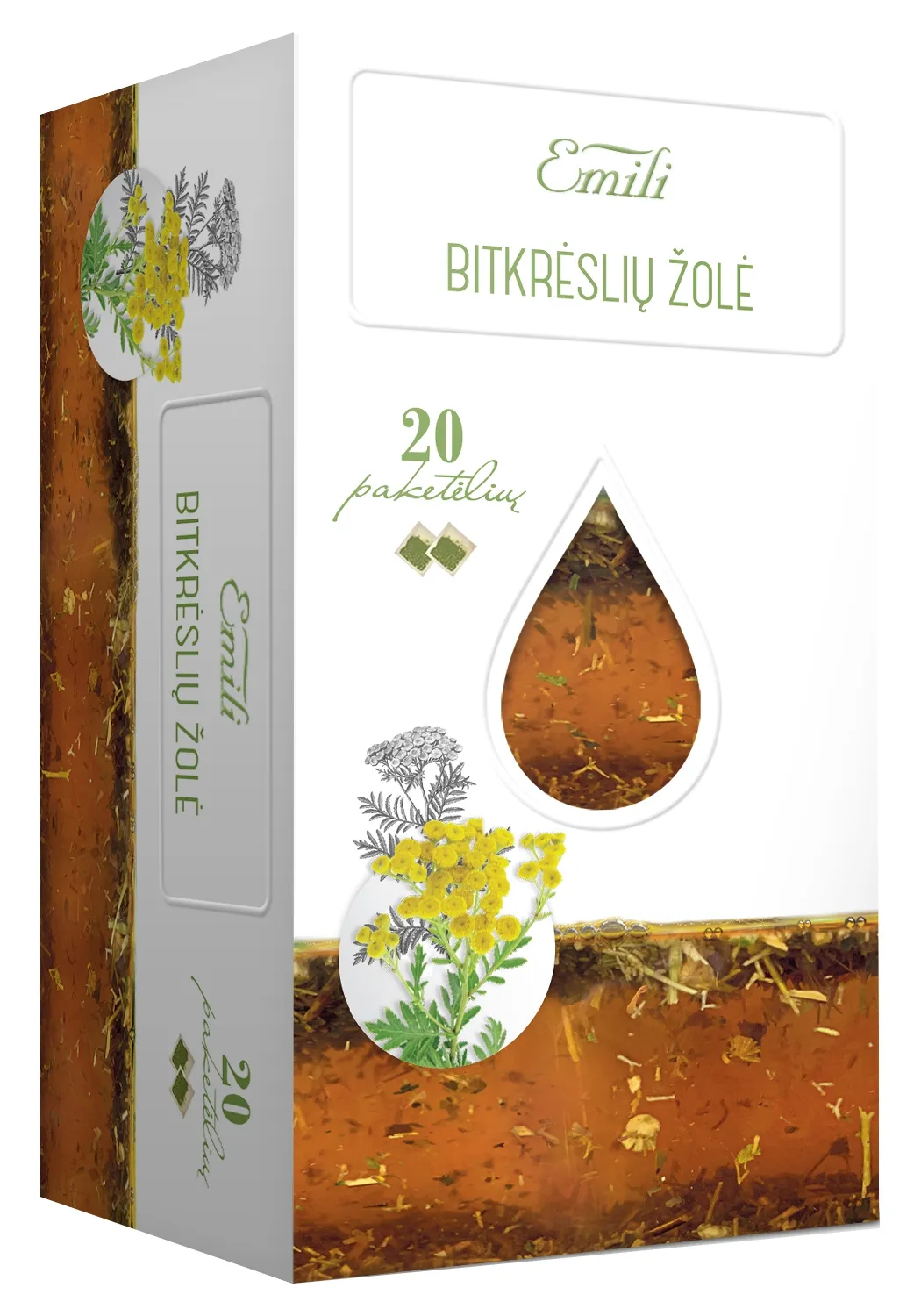 EMILI bitkrėslių žolė, 1,5g x N20 -  