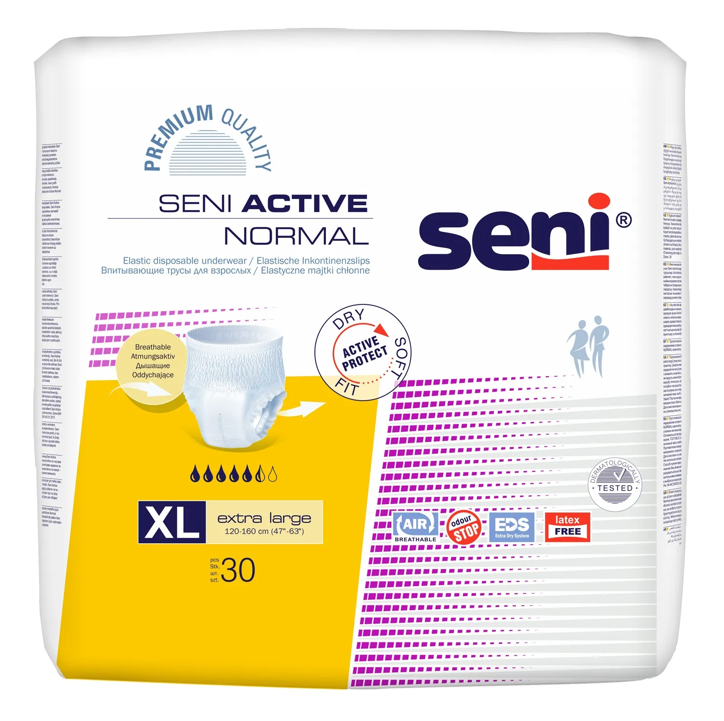 SENI Active Normal XL (premium) sausk.-keln. N30 -  