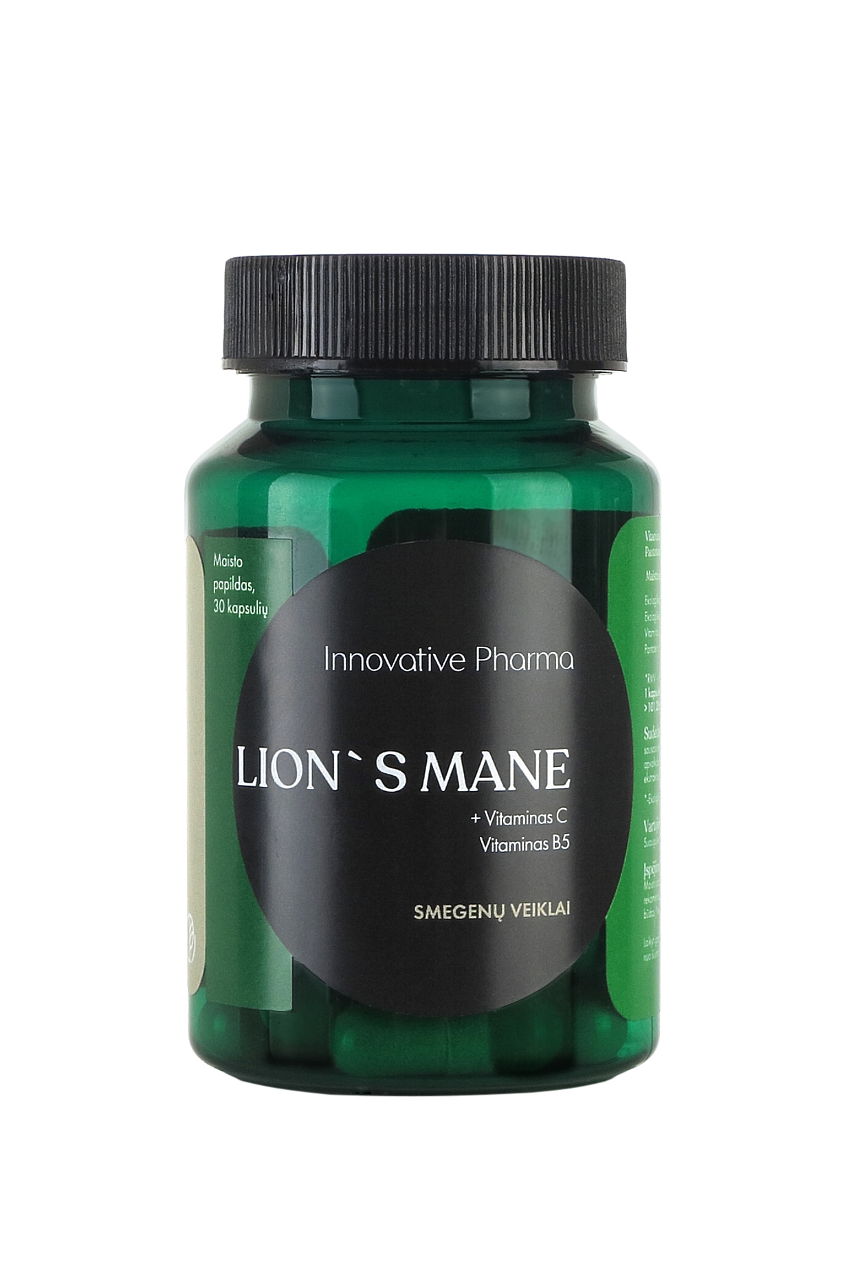 INNOVATIVE PHARMA LION'S MANE + VITAMINAS C IR B5, N30 -  