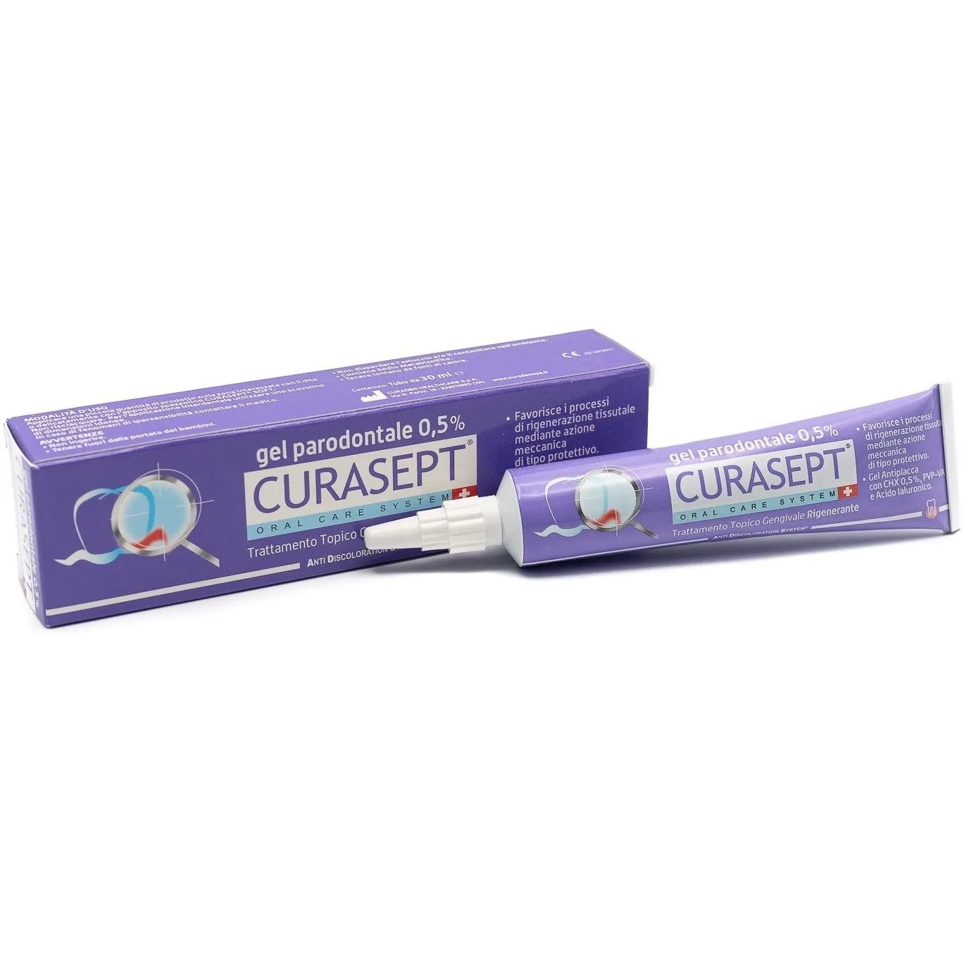 CURASEPT ADS RIGENERANTE dantų gelis 30ml -  