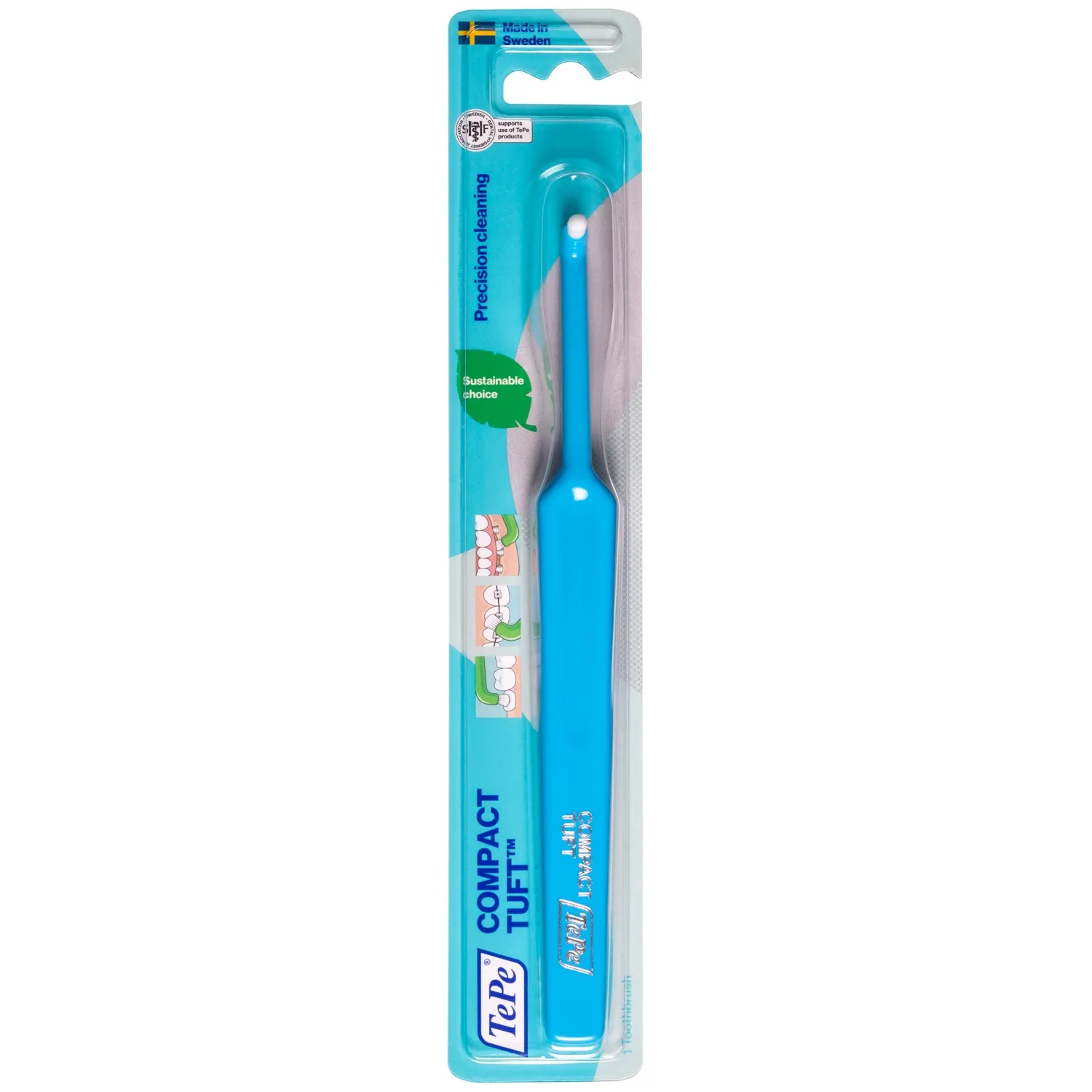 TEPE vieno danties šepetėlis COMPACT TUFT, N1 -  
