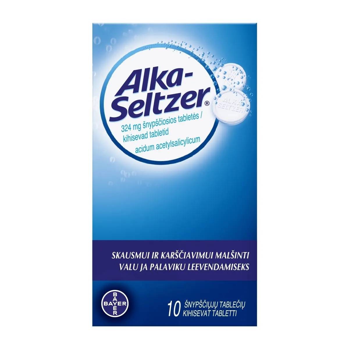 Alka-Selzer 324mg effer.tab.N10 -  1