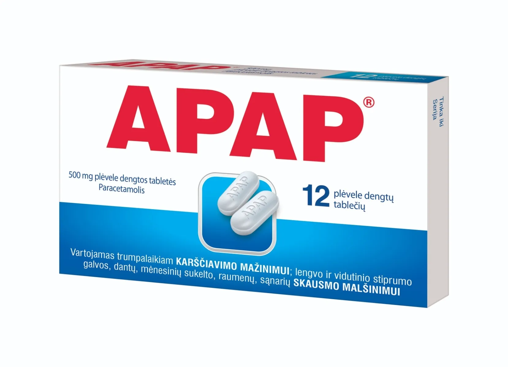 APAP 500mg tab. N12 -  1
