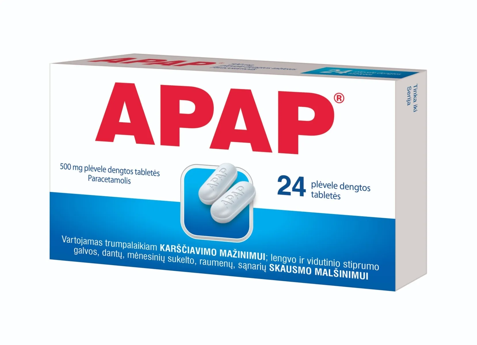 APAP 500mg tab. N24 -  2