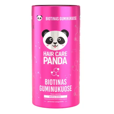 DOVANA Hair Care Panda  BIOTINAS guminukai N60 -  