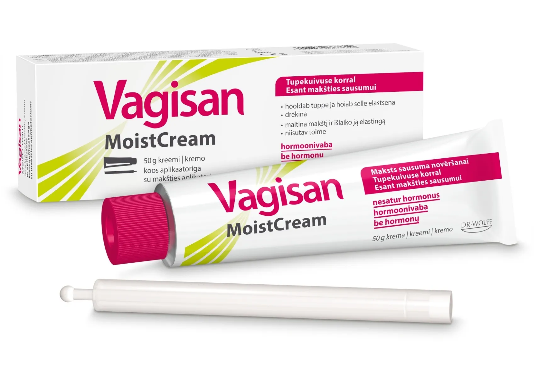 VAGISAN drėkinamasis makšties kremas, 50 g -  1