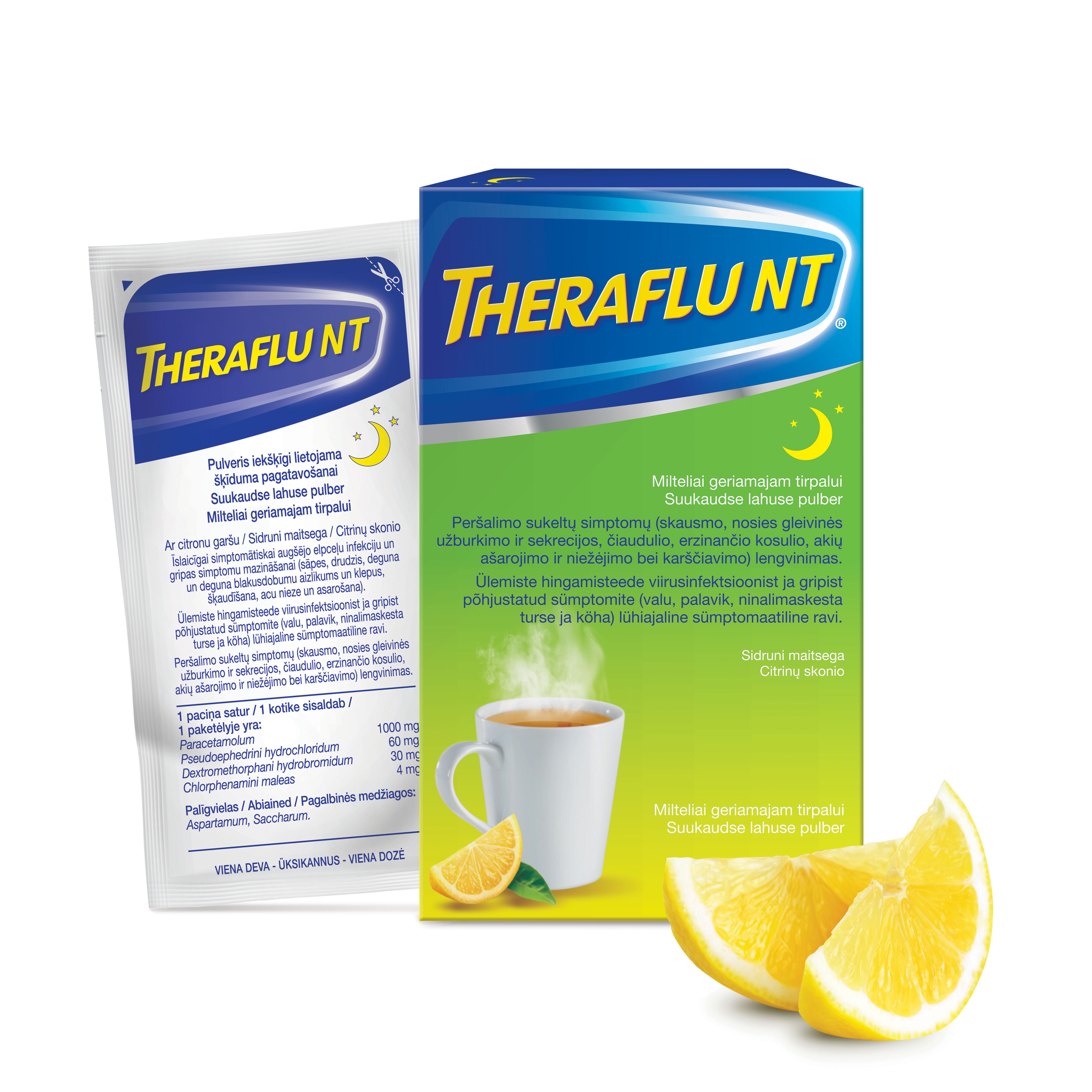 Theraflu NT milteliai geriamajam tirpalui N6 -  