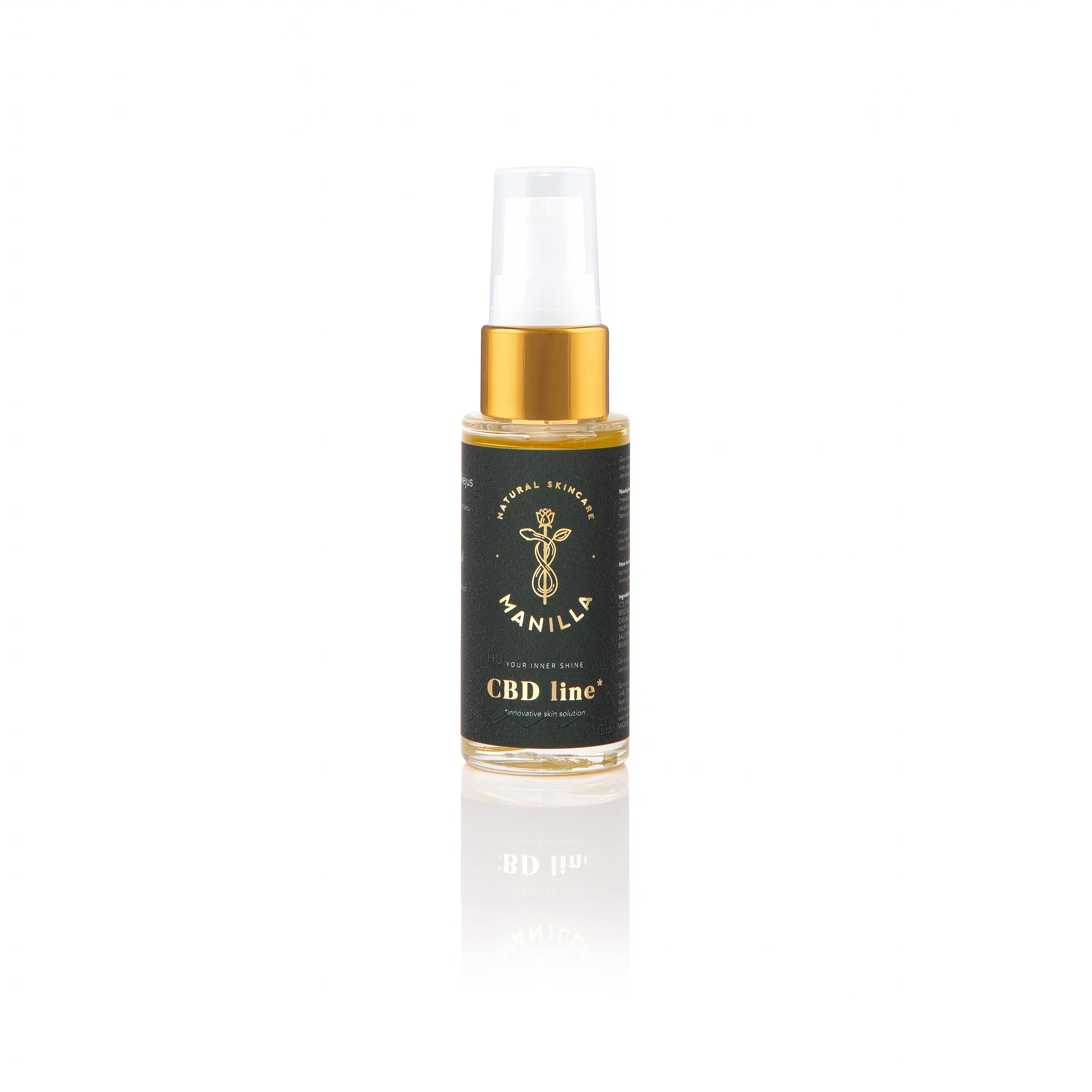 MANILLA CBD kūno aliejus su mentoliu ir Salicornia herbacea ekstr.30ml -  