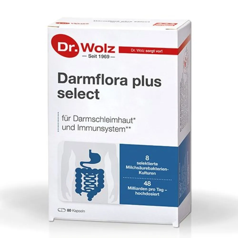 DR. WOLZ kapsulės DARMFLORA PLUS SELECT, N80 -  
