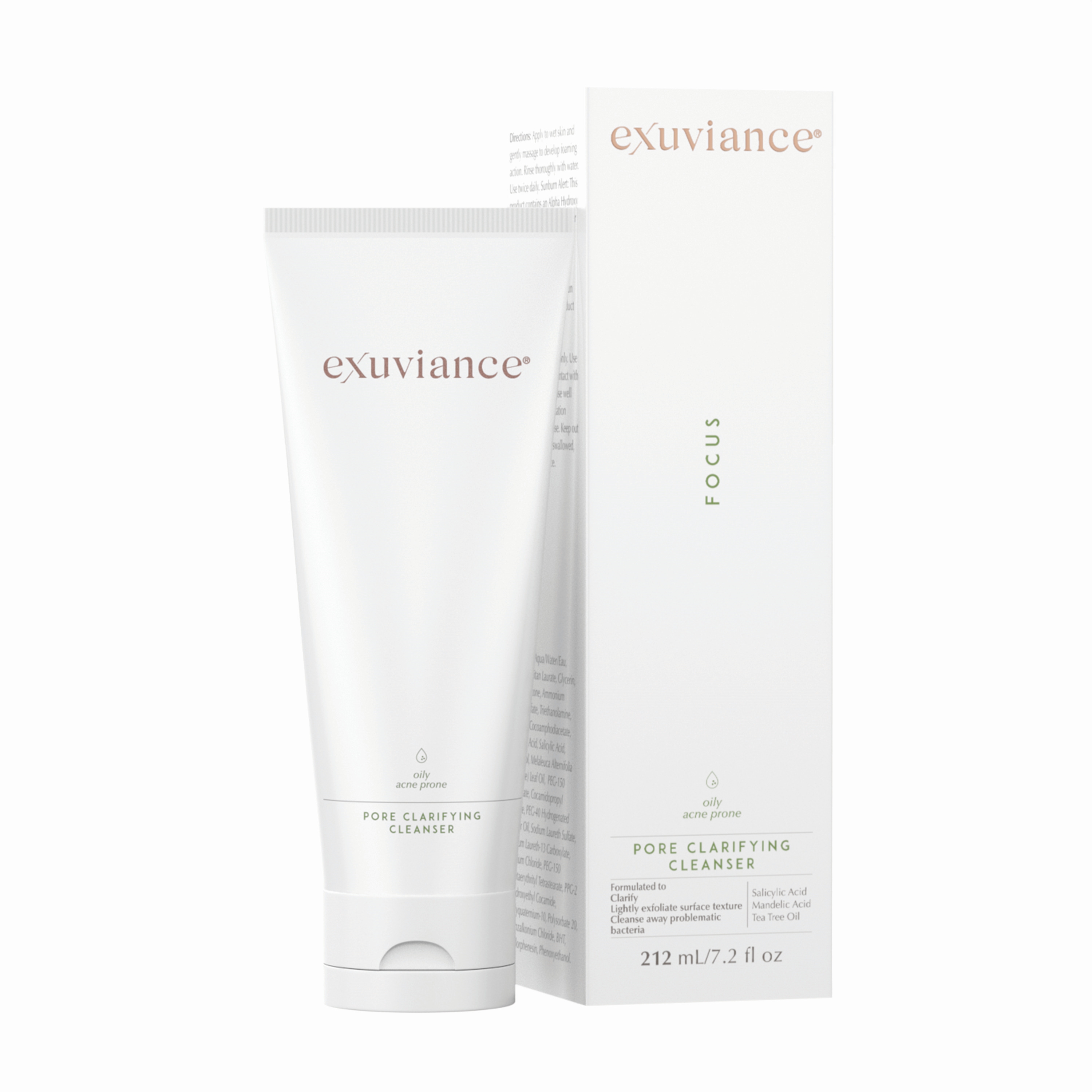EXUVIANCE valomasis prausiklis riebiai-mišriai odai FOCUS, 212ml -  