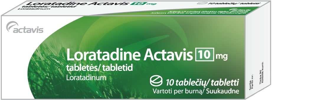 Loratadine Actavis 10mg tab.N10 -  