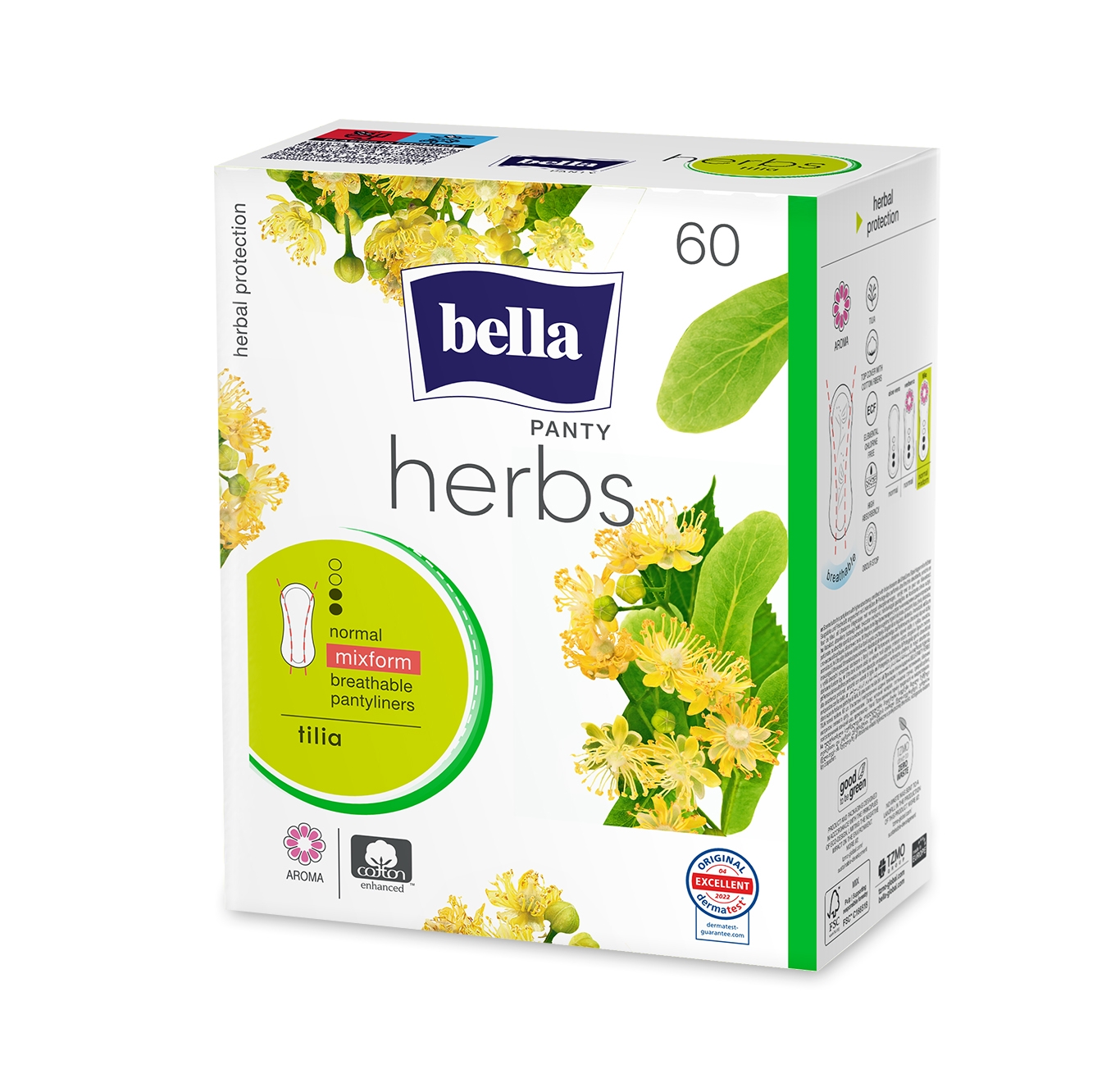 BELLA Herbs Tilia įklotai su liepžiedžiais 60 vnt. -  