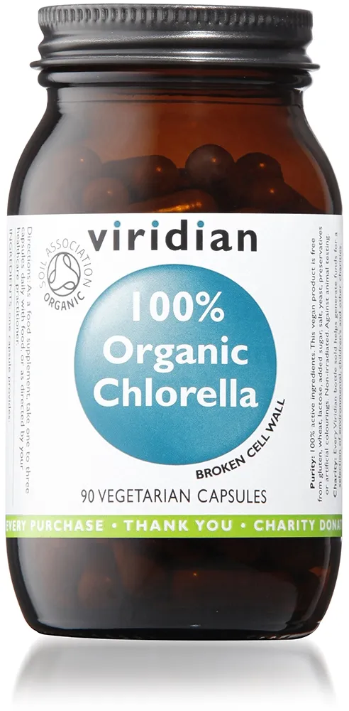 VIRIDIAN 100% ORGANIC CLORELLA, N90 -  