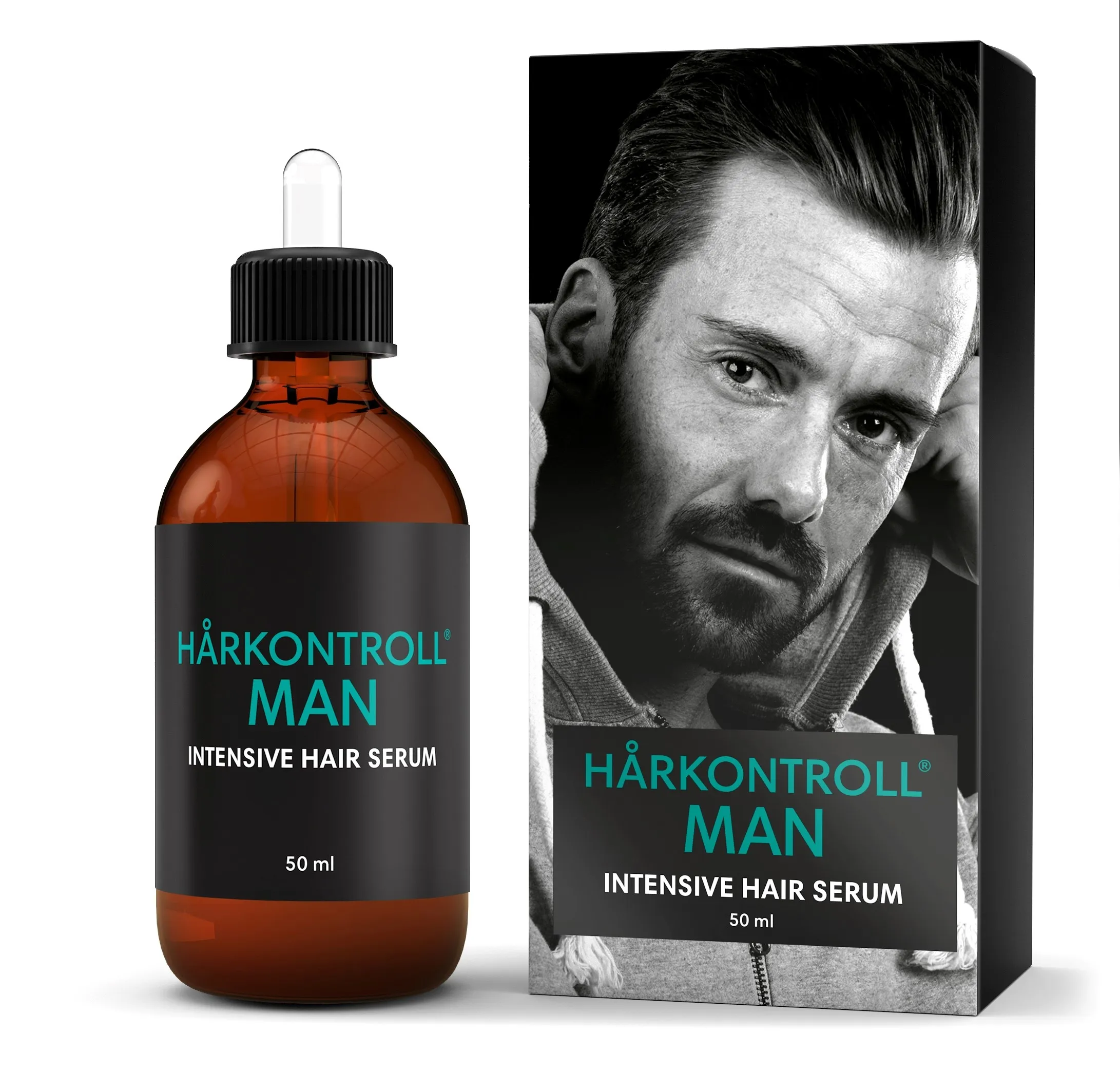 HÅRKONTROLL Plaukų Augimą Skatinantis Serumas MAN, 50ml -  