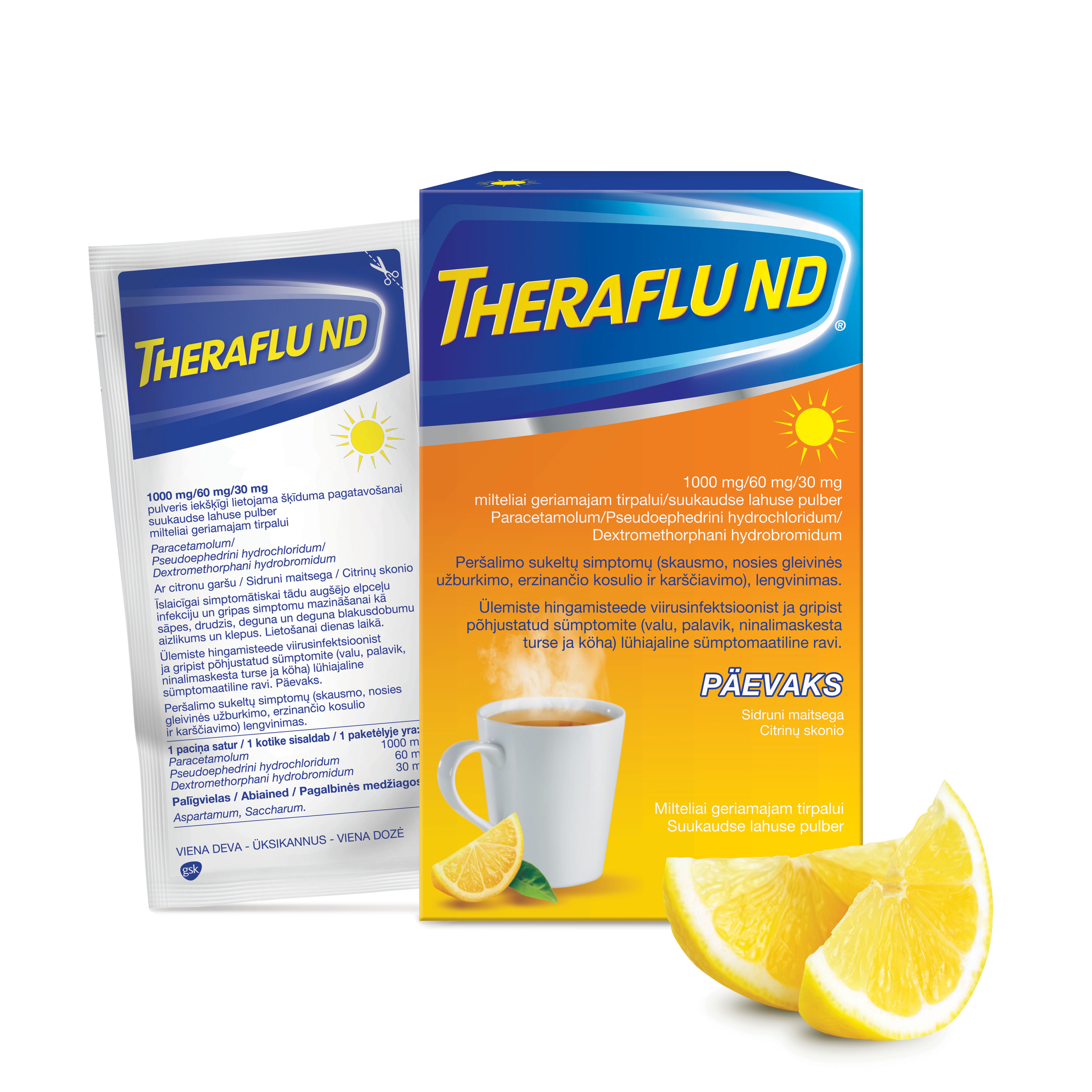 Theraflu ND milteliai geriamajam tirpalui N6 -  