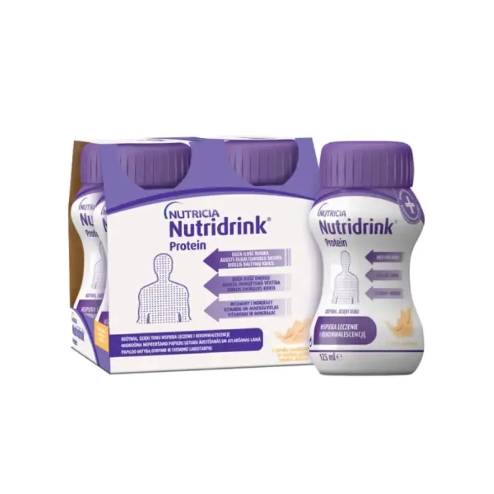 NUTRIDRINK gėrimas PROTEIN, vanilės skonio, 125ml, N4 -  