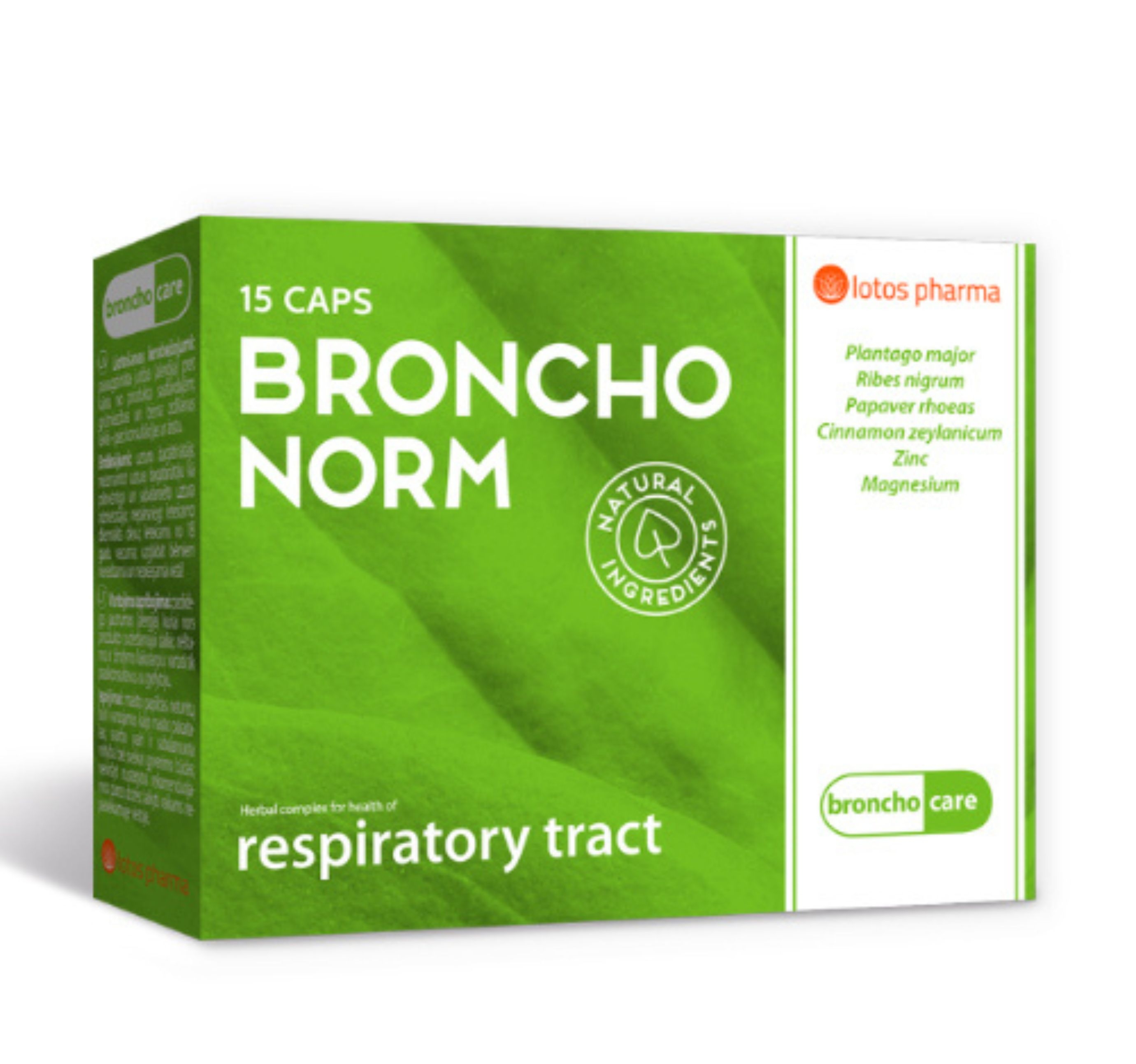 BRONCHONORM Caps,15 kapsulių -  