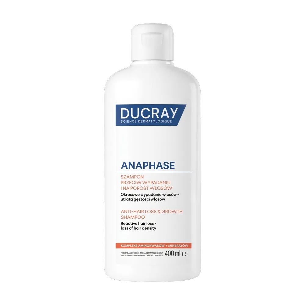 DUCRAY ANAPHASE šampūnas nuo reaktyvaus plaukų slinkimo, 400 ml -  