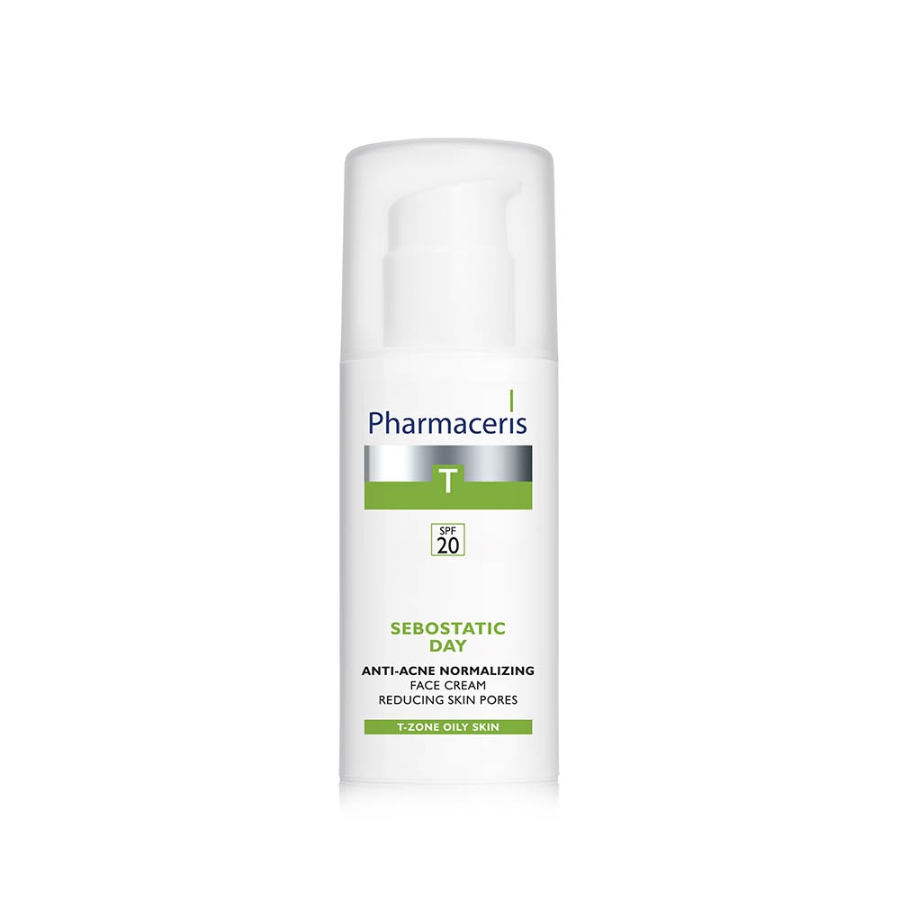 PHARMACERIS T normalizuojamasis kremas SEBOSTATIC SPF20, 50ml -  