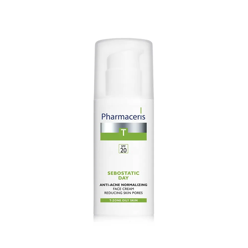 PHARMACERIS T normalizuojamasis kremas SEBOSTATIC SPF20, 50ml -  