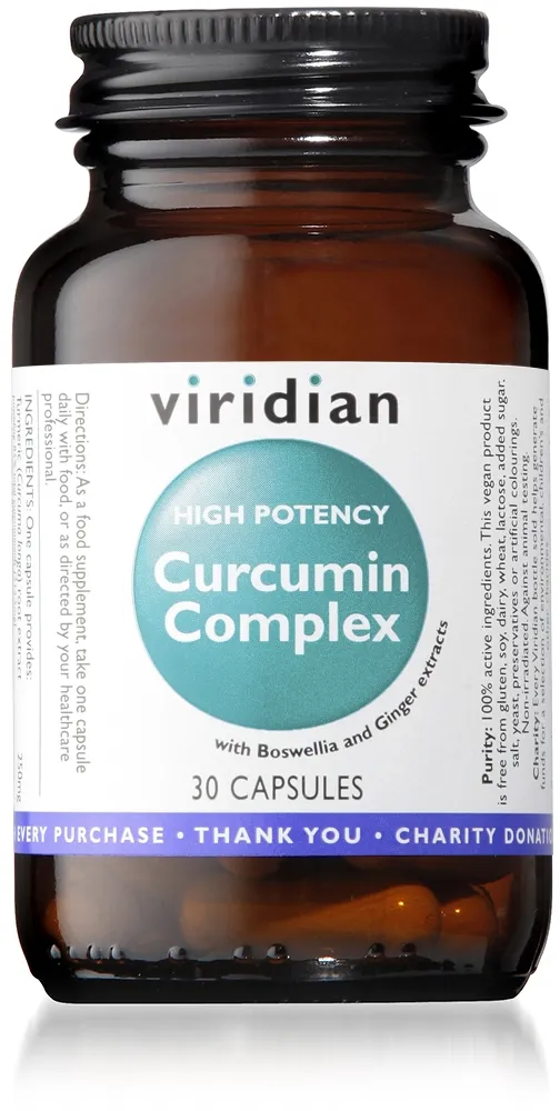 VIRIDIAN HIGH POTENCY CURCUMIN COMPLEX, N30 -  