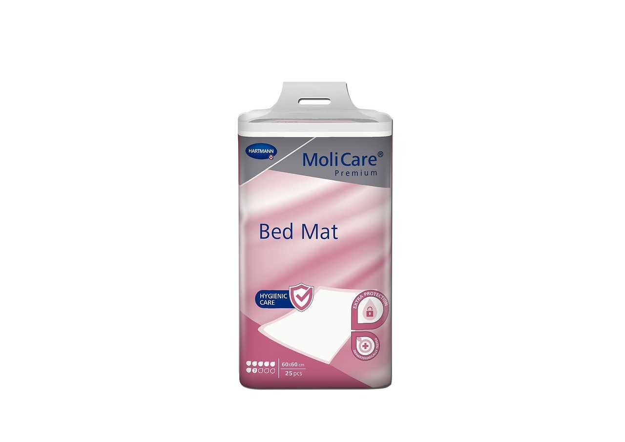 MOLICARE PREMIUM Bed Mat 7 lašai 60x60cm, 25 vnt. -  