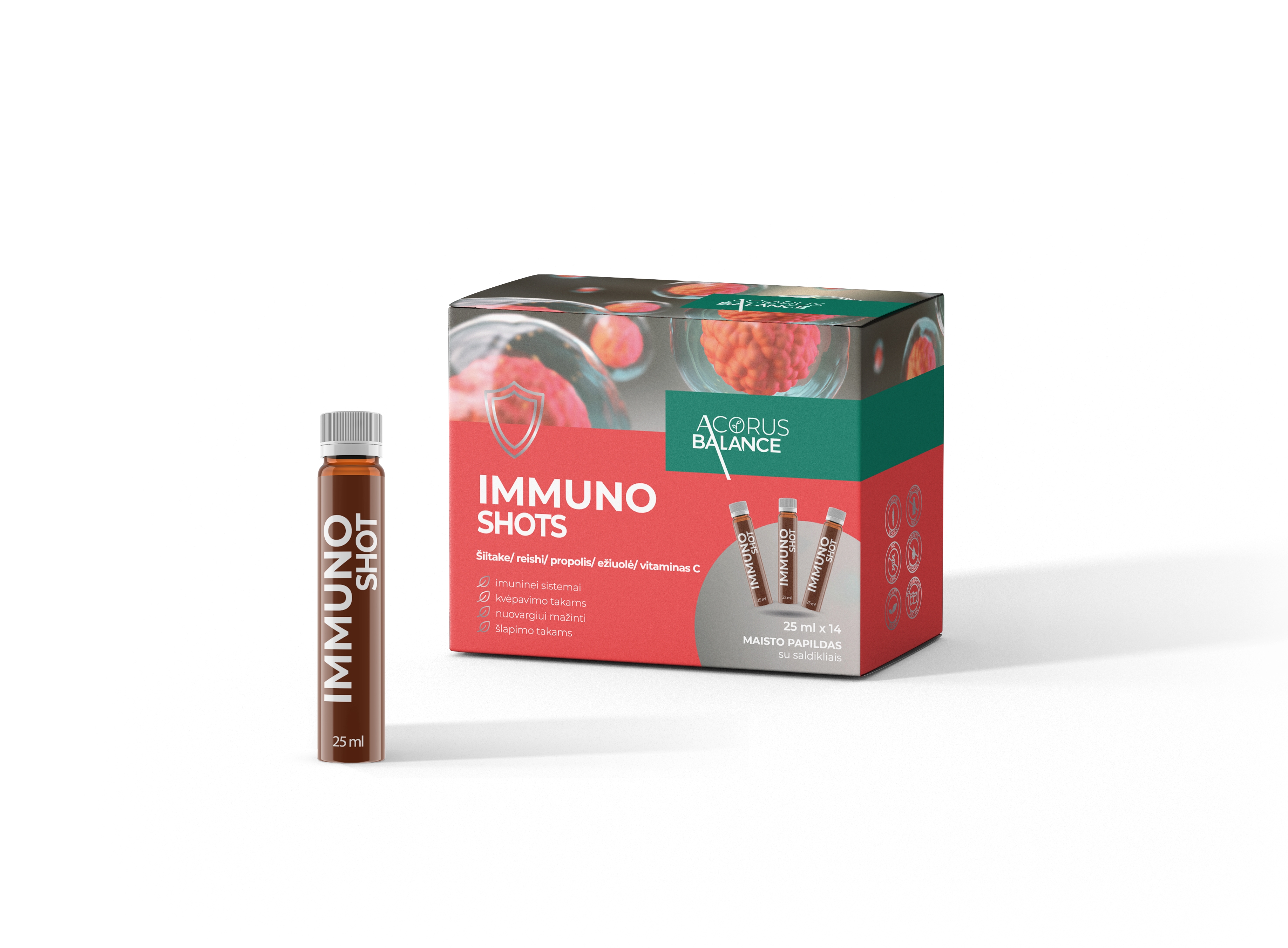 ACORUS BALANCE IMMUNO SHOTS, 25ml x N14 -  