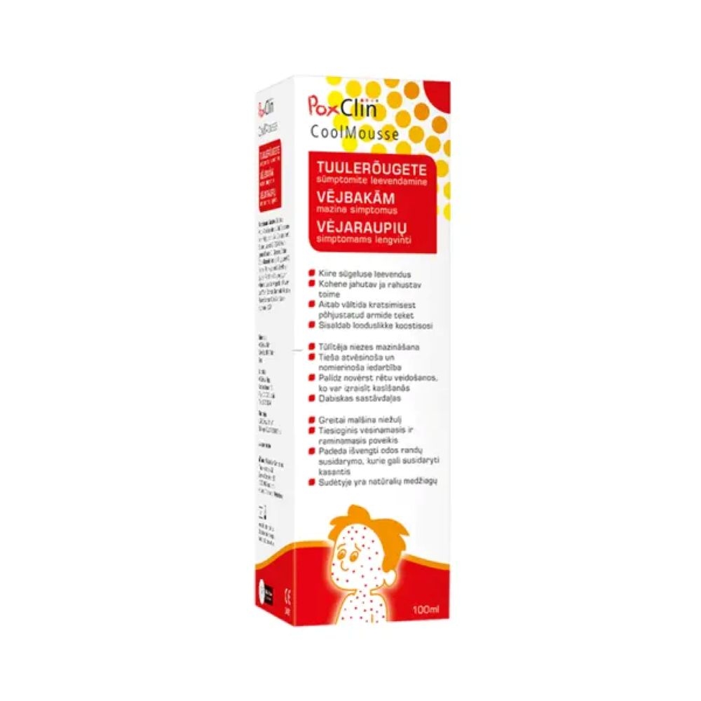 POXCLIN vėsinamosios putos SENSITIVE, 100ml -  