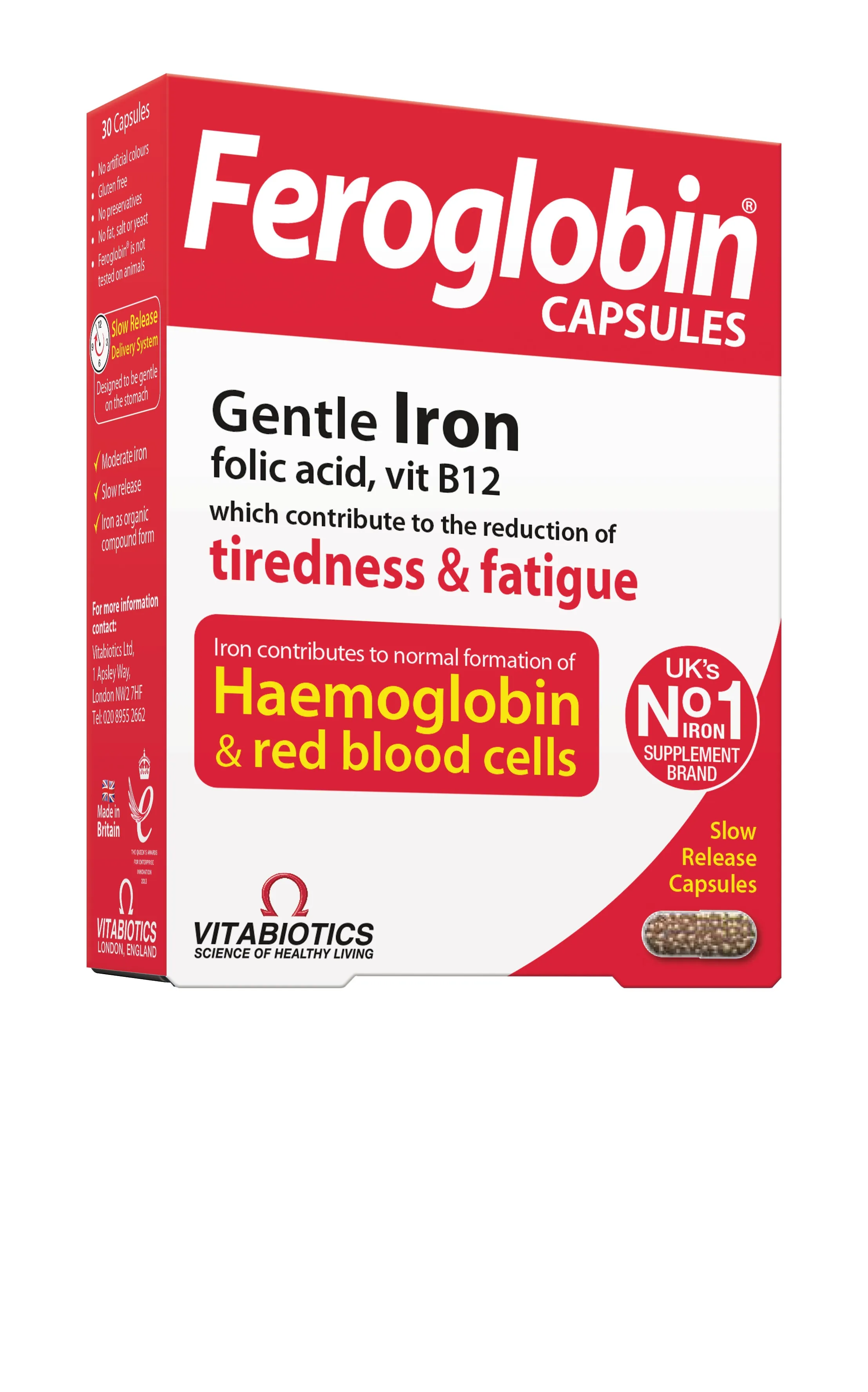 FEROGLOBIN kapsulės, N30 -  