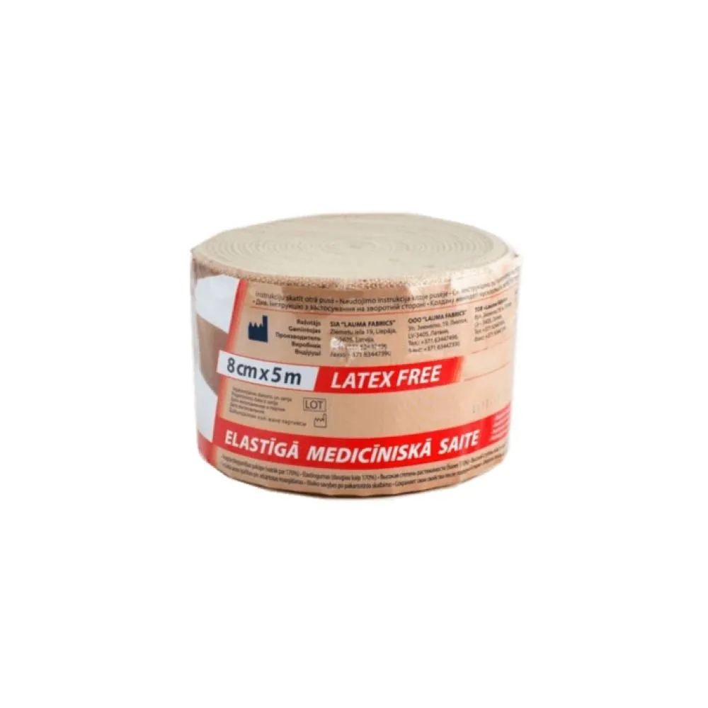 LAUMA elastinis tvarstis, 8 cm x 5 m -  