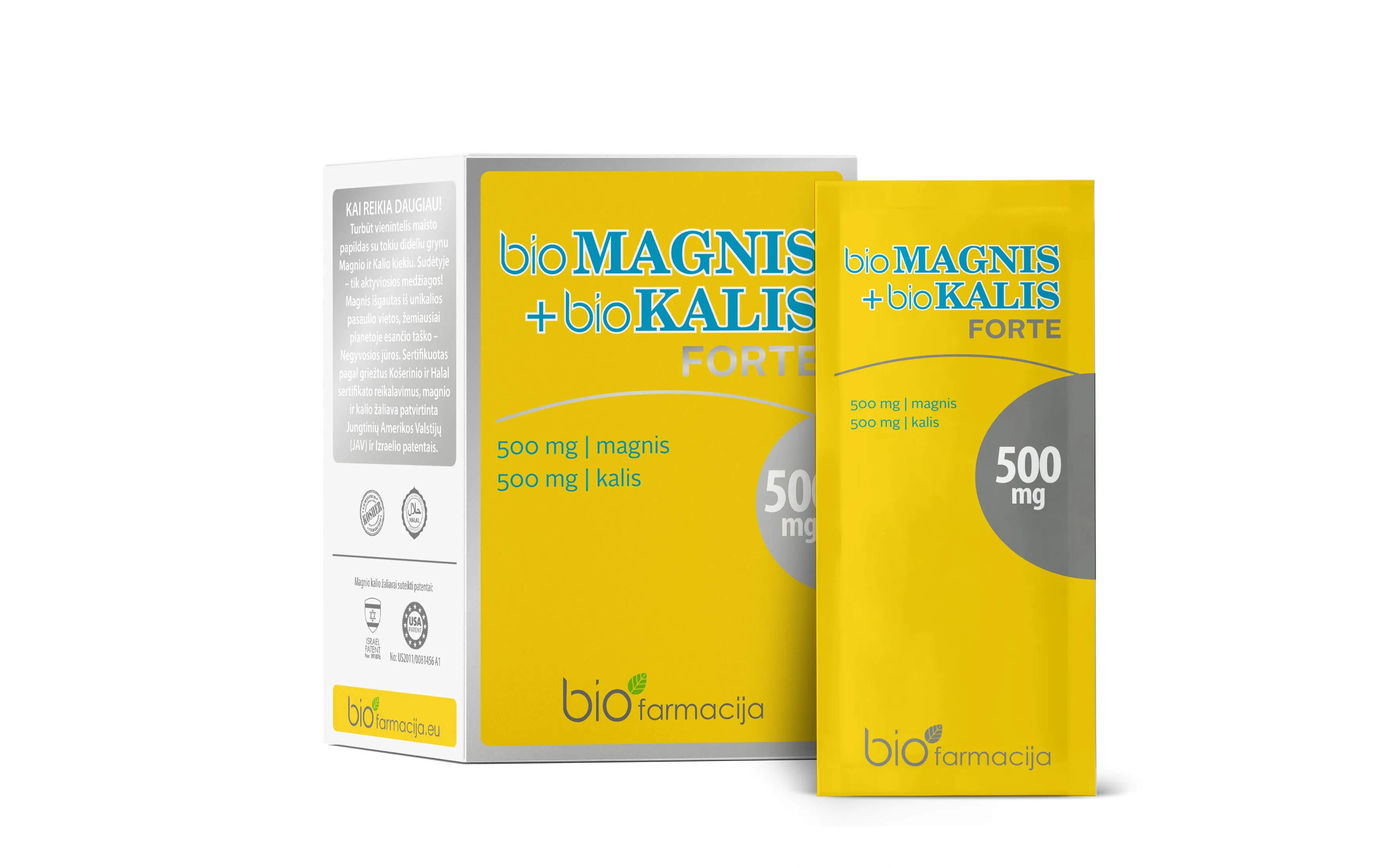 BIOMAGNIS + BIOKALIS FORTE, milteliai, N20 -  