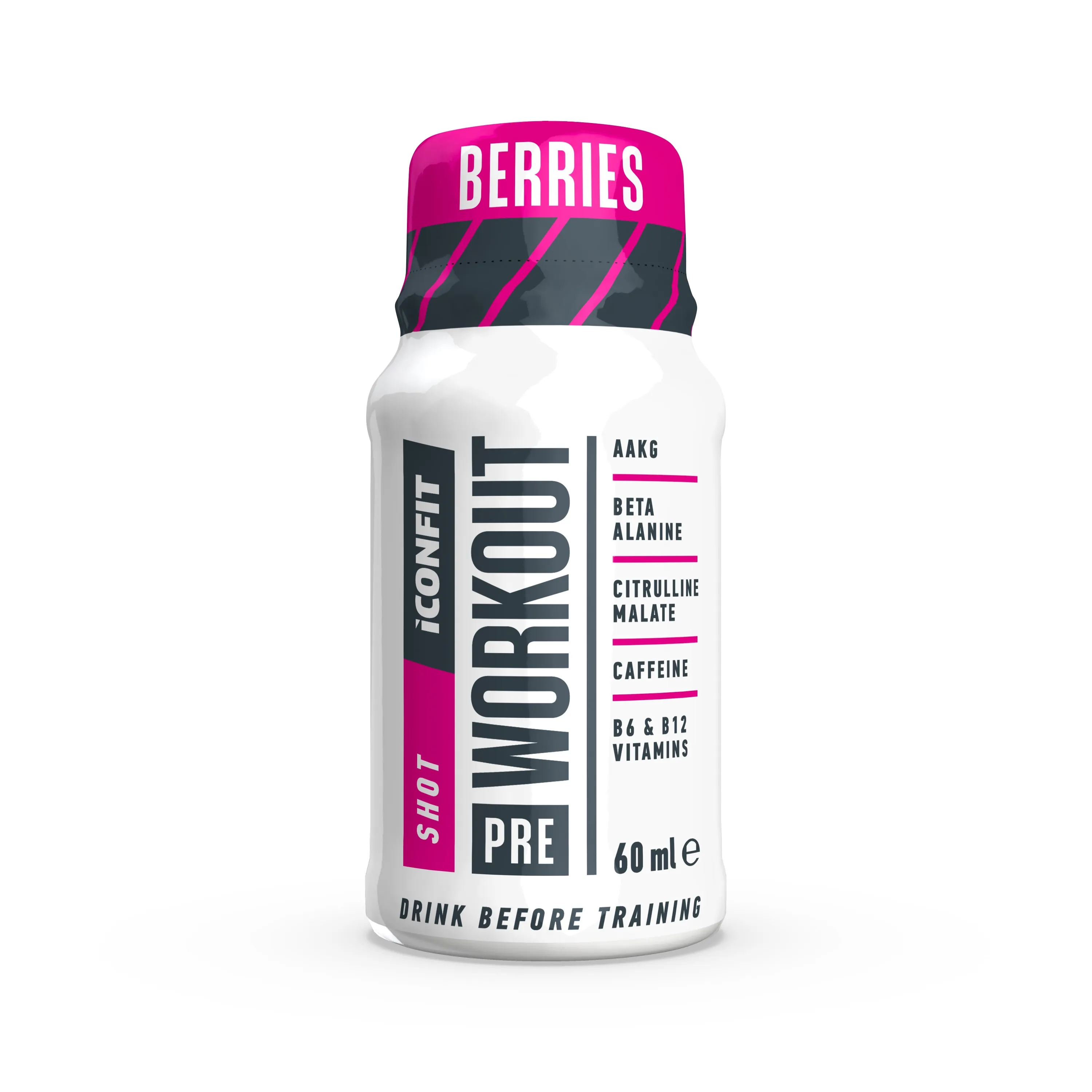 ICONFIT gėrimas prieš treniruotę Uogų skonio -  