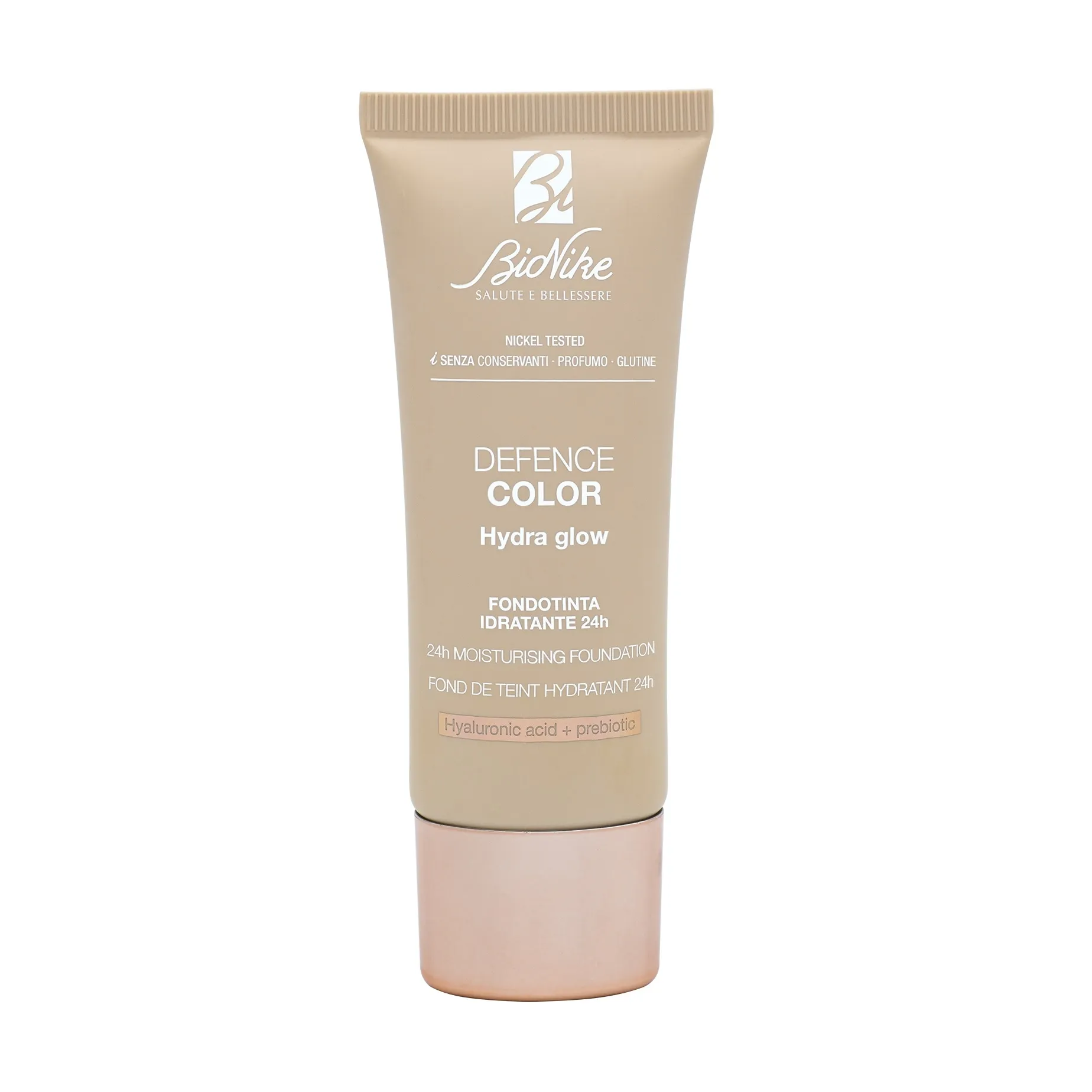 BIONIKE iki 24 val. drėkinantis makiažo pagrindas HYDRA GLOW, 30ml -  1
