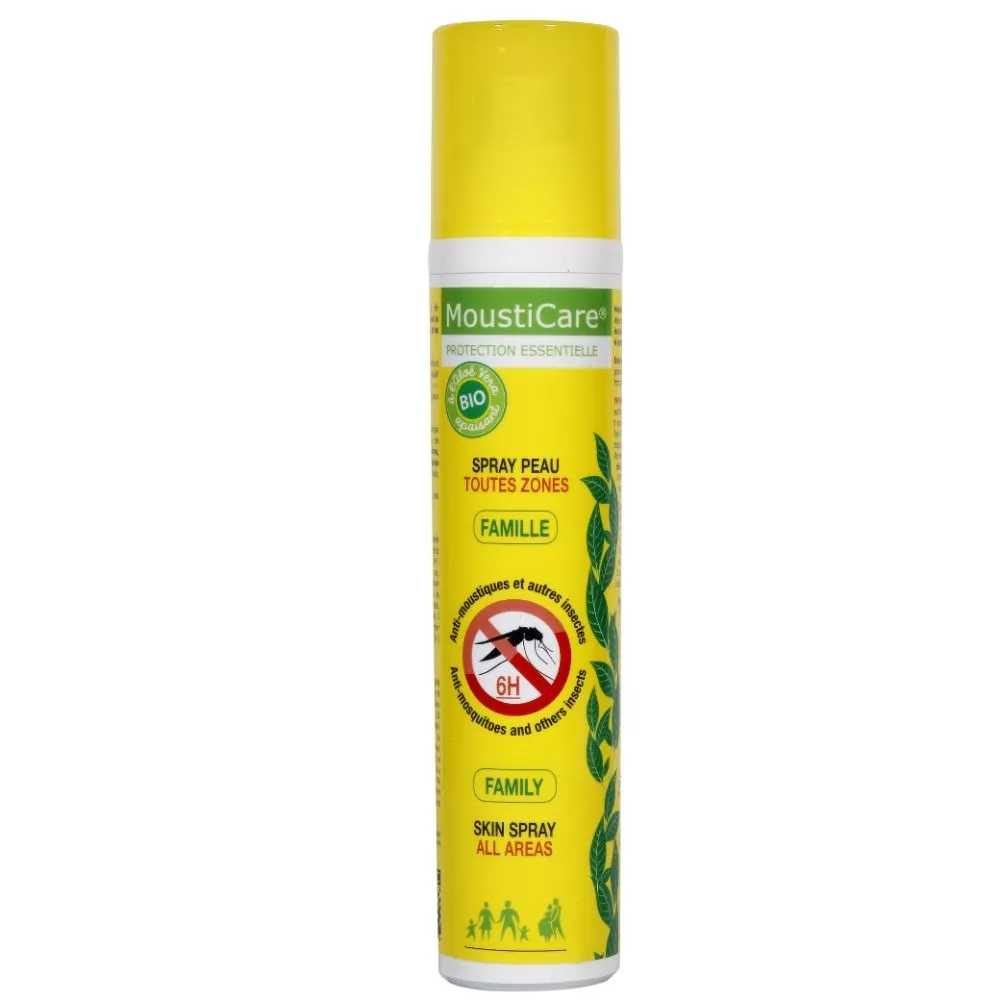 MOUSTICARE FAMILY, odos purškalas nuo uodų, erkių, 125 ml -  