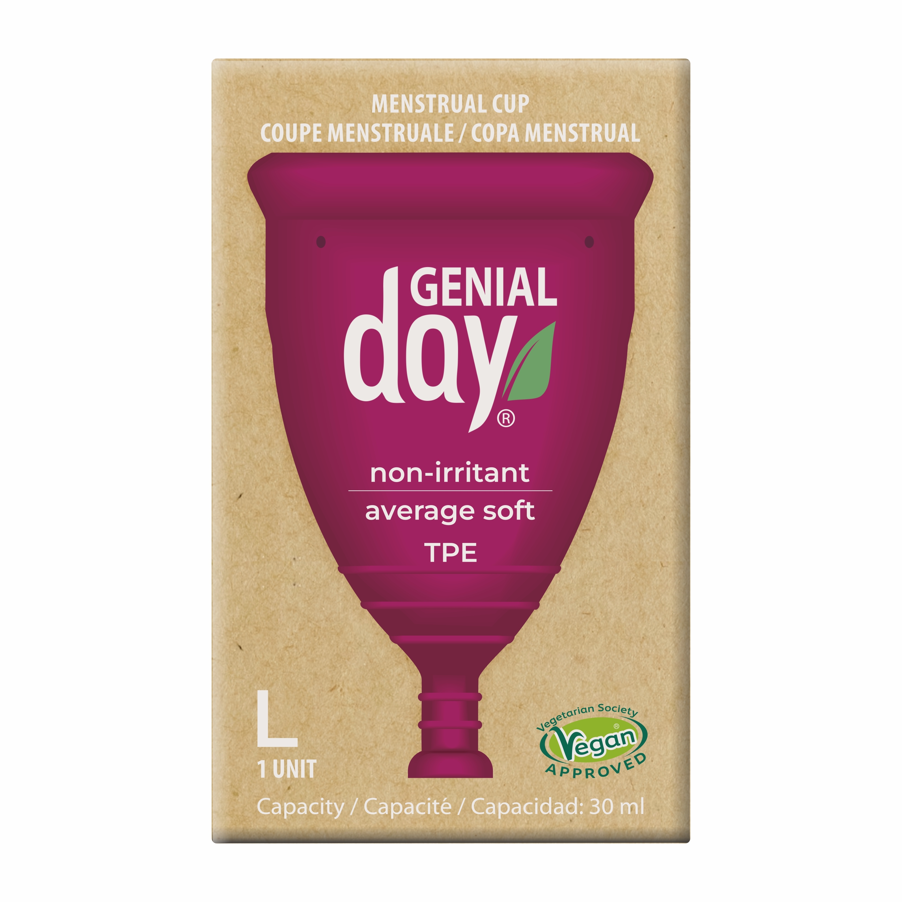 GENIAL DAY menstruacinė taurelė, L dydis, N1 -  